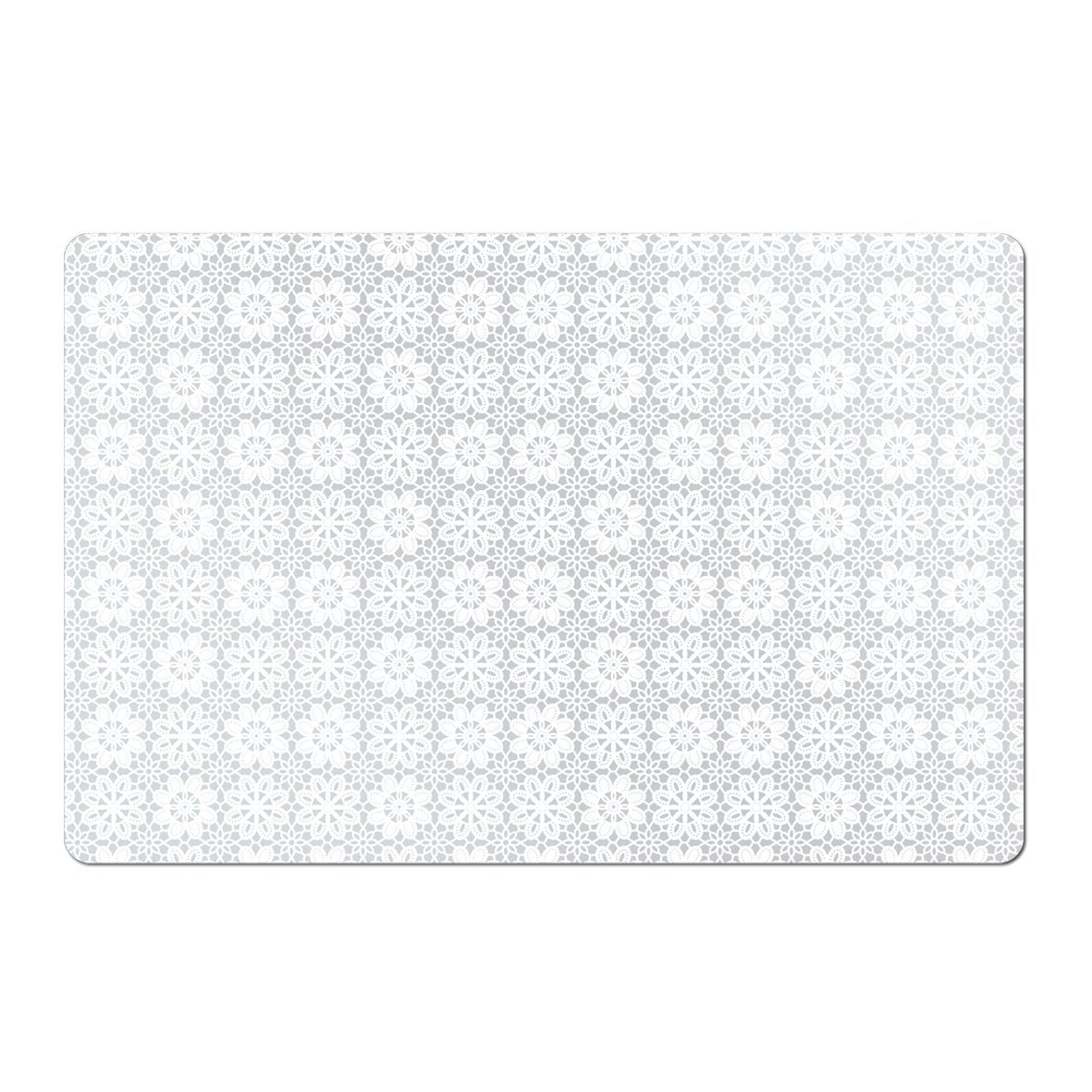 Zeller Present Platzset Flowers, (1-St), Kunststoff, weiß, 43,5 x 28,5 cm (1 Stück)