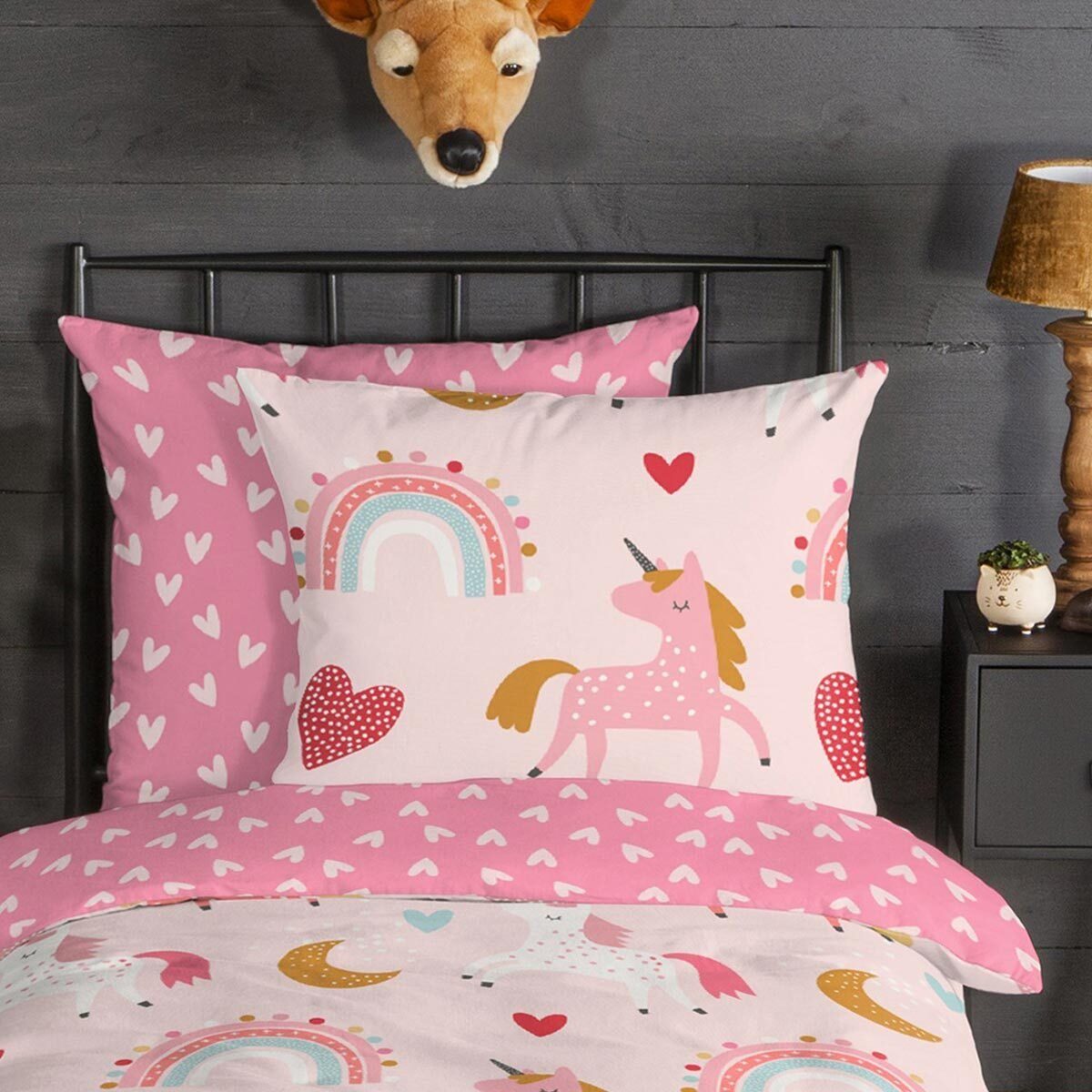 TRAUMSCHLAF Bettwäsche Einhorn, Flanell, 2 teilig, besonders weich und warm günstig online kaufen