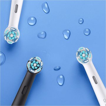 Oral-B Elektrische Zahnbürste iO 8 Duopack, Aufsteckbürsten: 2 St., mit Magnet-Technologie, 6 Putzmodi, Farbdisplay & Reiseetui