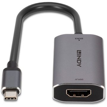 Lindy USB Konverter 8K60, USB-C Stecker > HDMI Buchse Audio- & Video-Adapter
