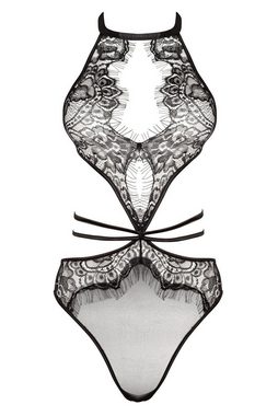 Beauty Night Fashion Body Stringbody Aliyah schwarz Monokini rückenfrei transparent