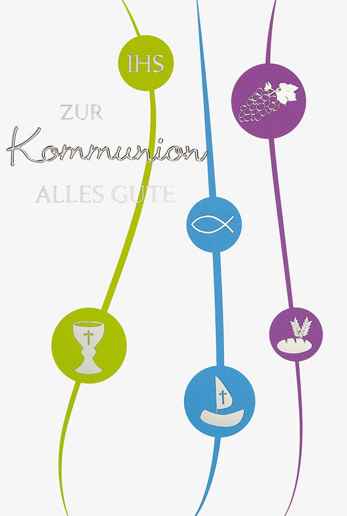 BSB Grußkarten Kommunion - Unverpackt – plastikfreie Verpackung