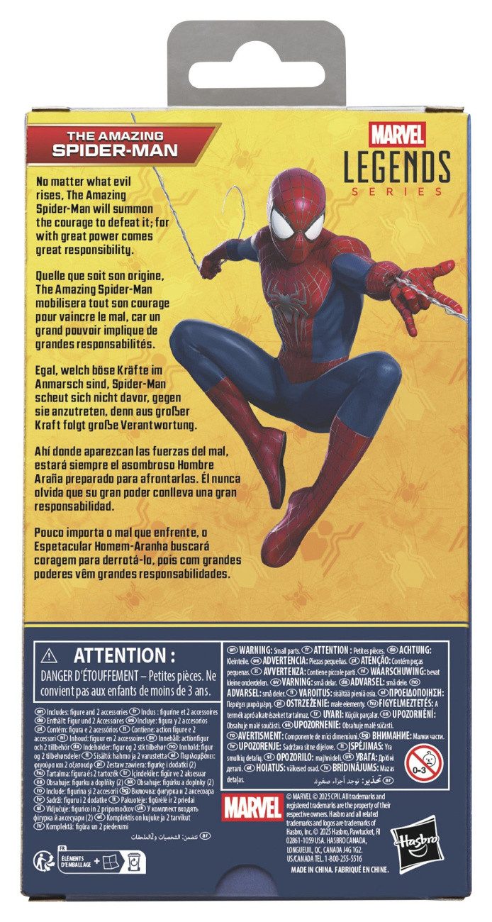Hasbro Actionfigur Spider-Man: No Way Home Marvel Legends Actionfigur The Amazing Spider-