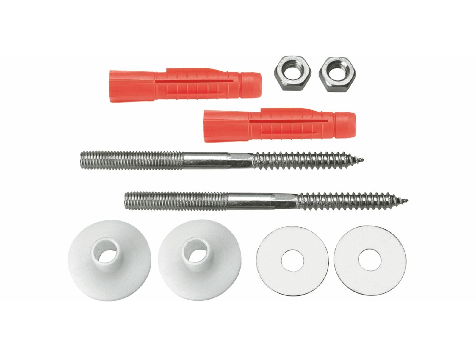 Stedo Waschtischbefestigung Waschtischbefestigung M 10 x 140 mm, mit Profi-Multidübel