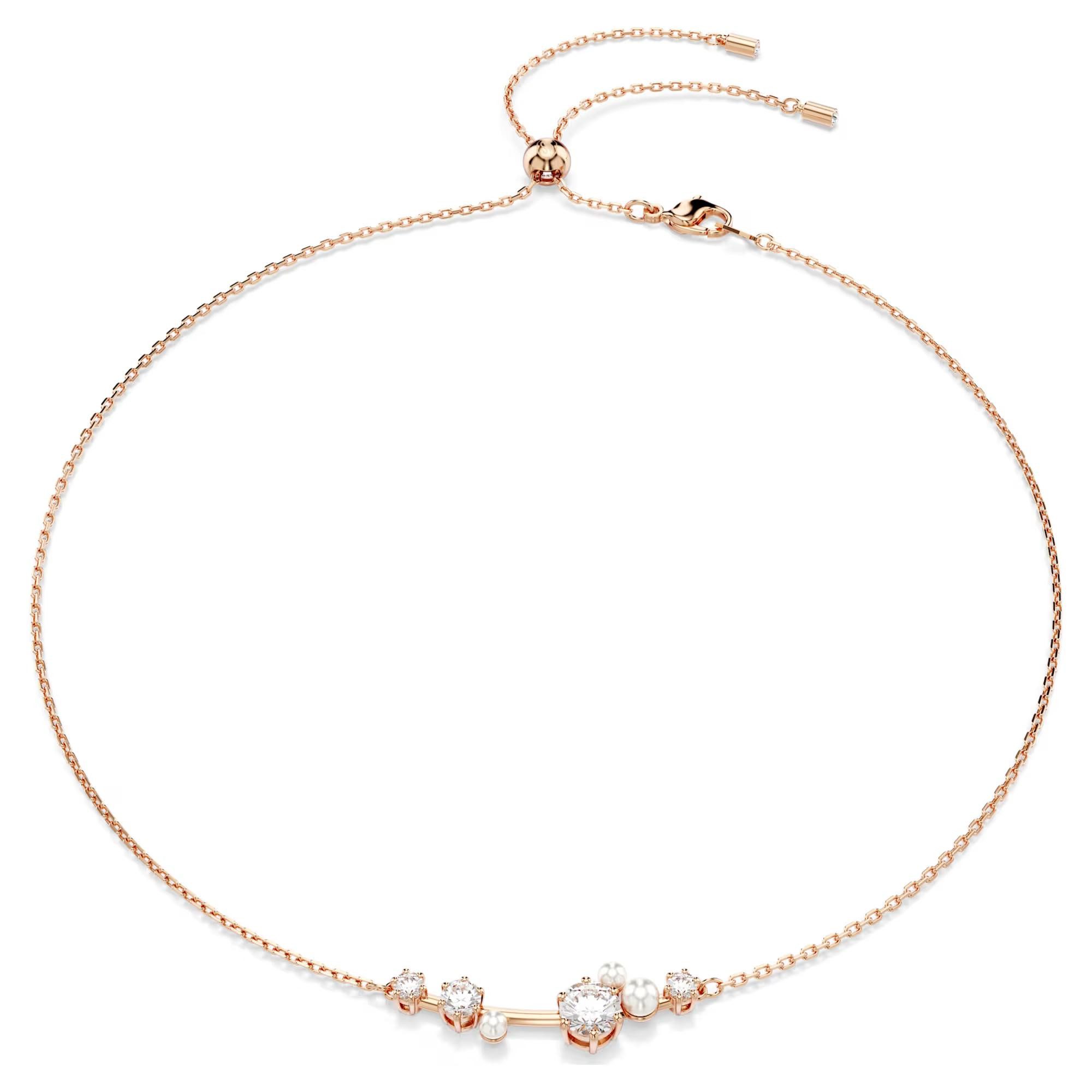 Swarovski Kristallanhänger Swarovski Halskette Constella 5729504 Kristallperle,Roségold plattiert (1-tlg)