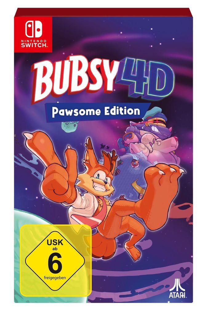 Bubsy 4D Pawsome Edition (Softwarekarte), Nintendo Switch