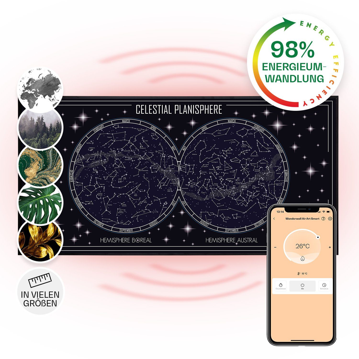 Klarstein Heizkörper Wonderwall Air Art Smart günstig online kaufen