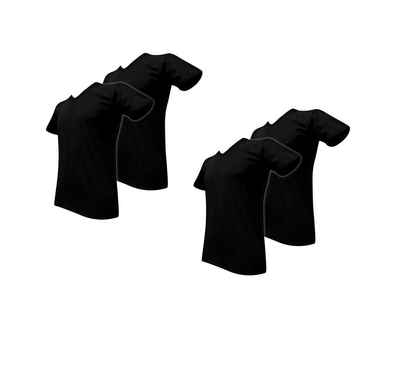 Sympatico T-Shirt V-NECK Herren Shirt Super Soft 4er Pack 4 Stück ein Preis (4-er Packung, Sparpack, 4er-Pack, 4 Stück ein Preis)