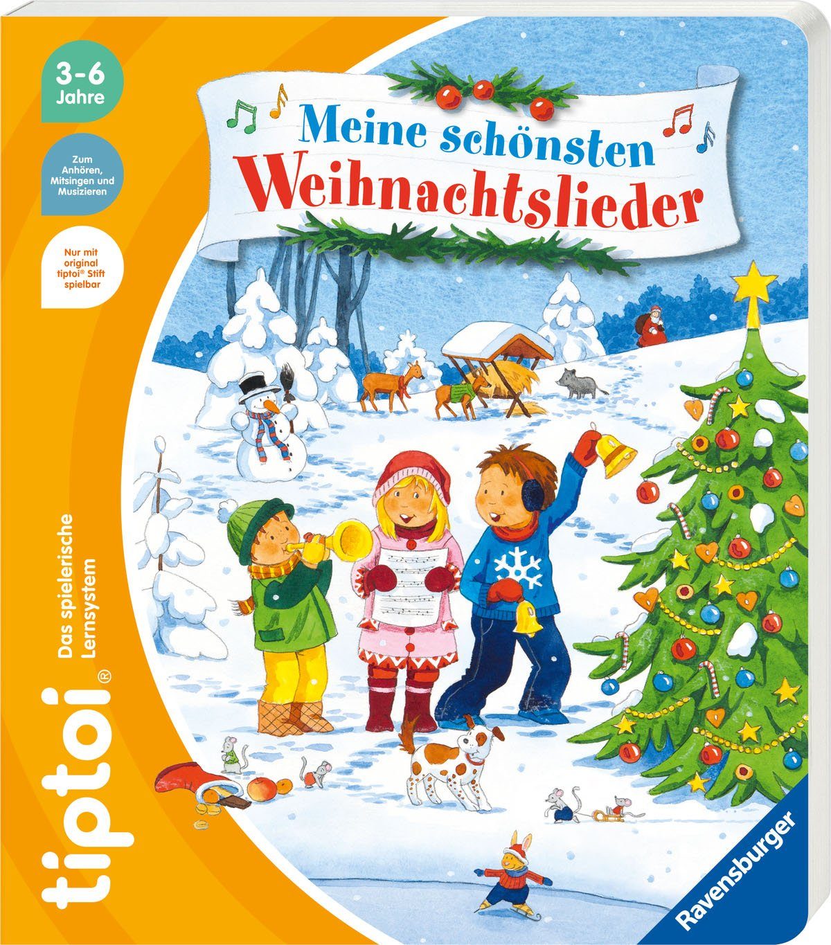 Ravensburger Buch tiptoi® Meine schönsten Weihnachtslieder, Made in Europe