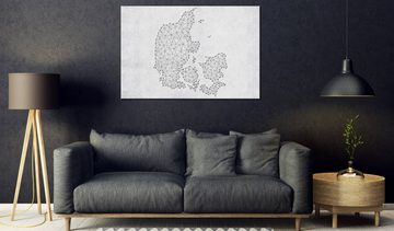Artgeist Pinnwand Geometric Land [Cork Map]