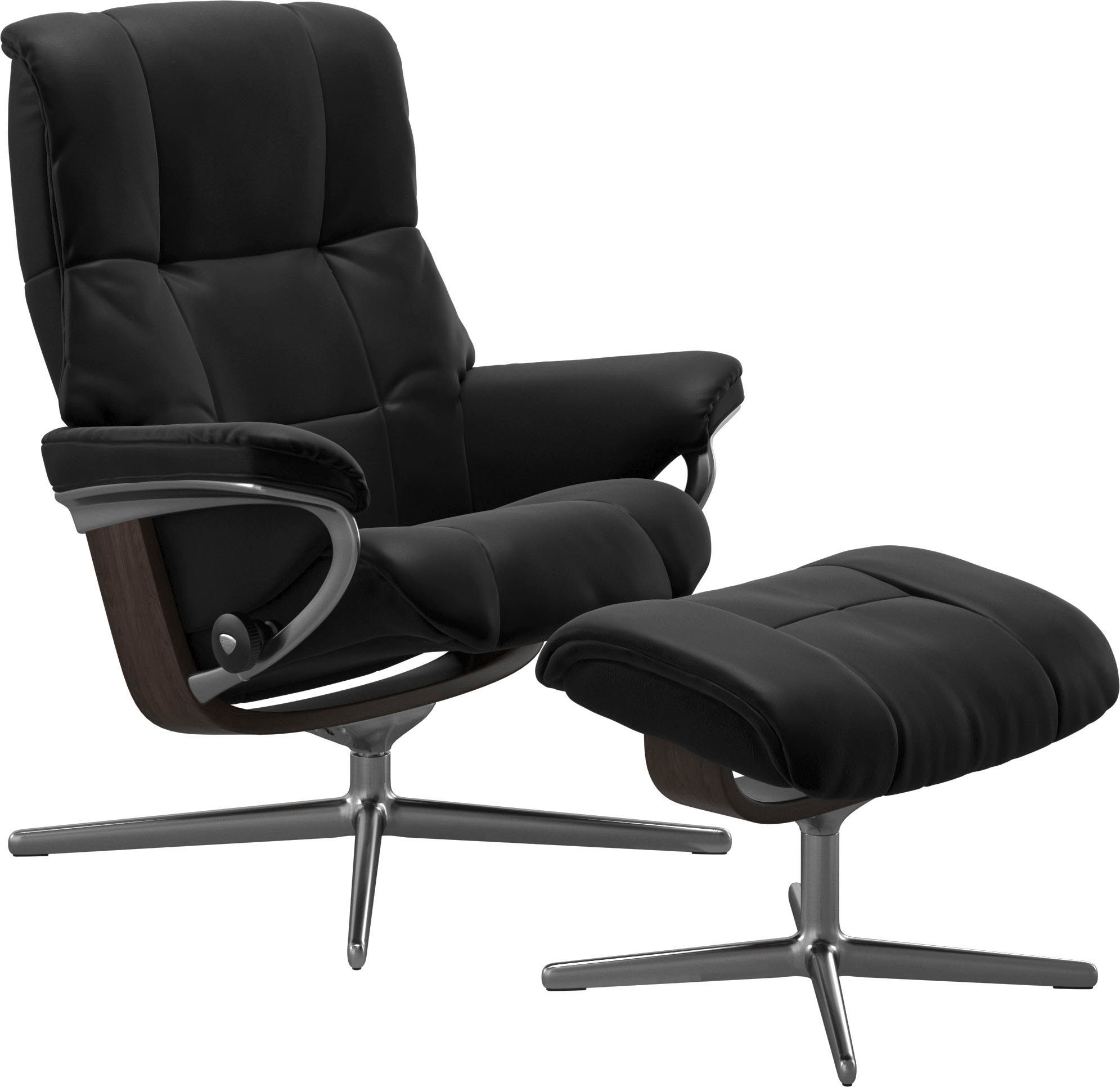 Stressless® Relaxsessel Mayfair, mit Cross Base, Größe S, M & L, Holzakzent Wenge