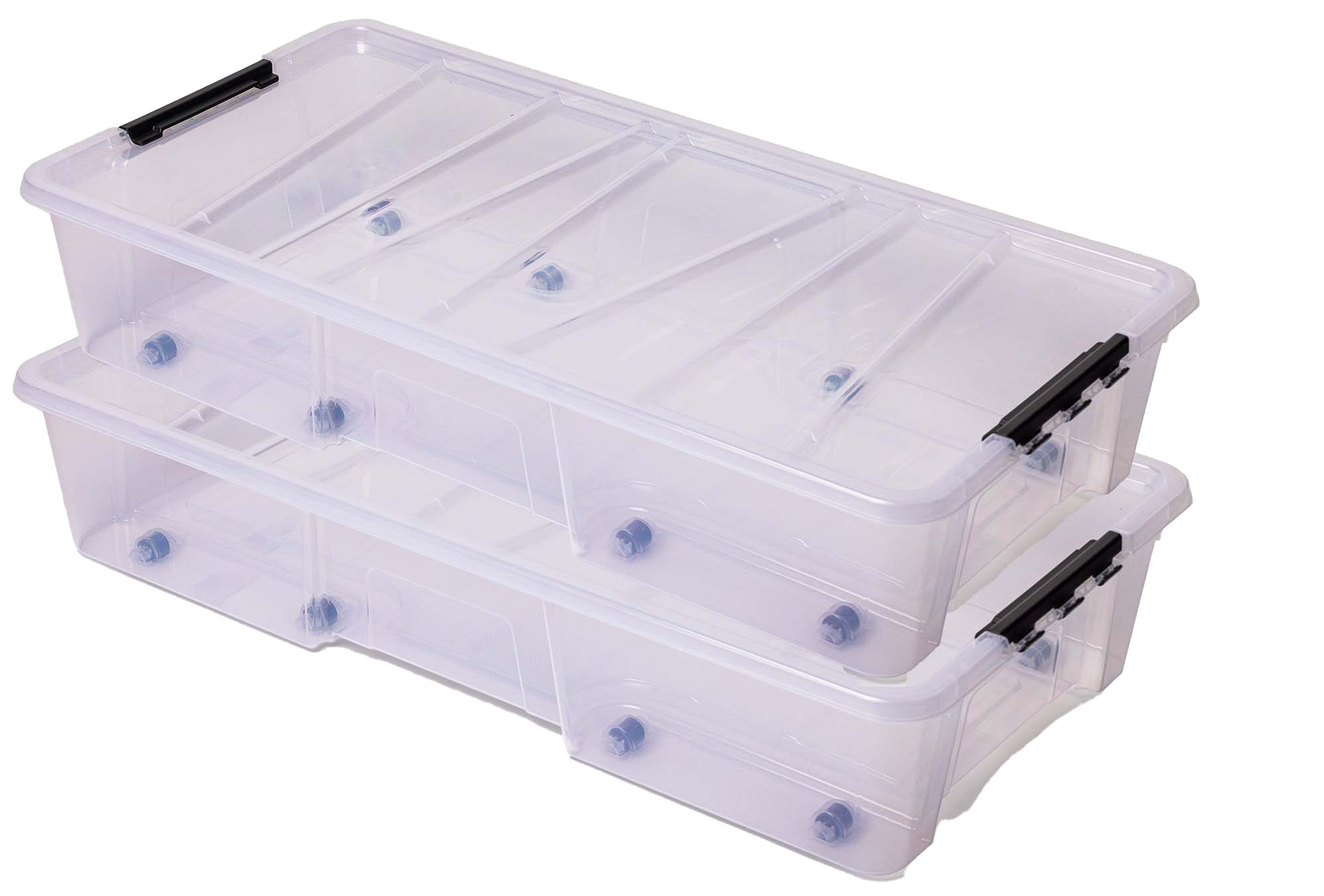 ONDIS24 Aufbewahrungsbox Unterbettbox Jolly Rollbox mit Deckel 25/35L Spiel günstig online kaufen