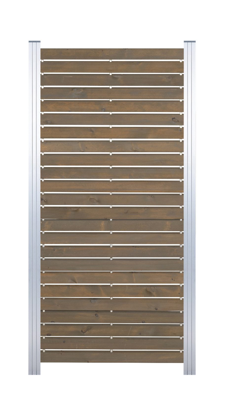 GartenLand Zaun Craftwood Kiefer Rhombus / Farbbehandelt, (Set, Ohne Pfosten, ca. 81,5x180 cm), Passelement, Kiefer Grau