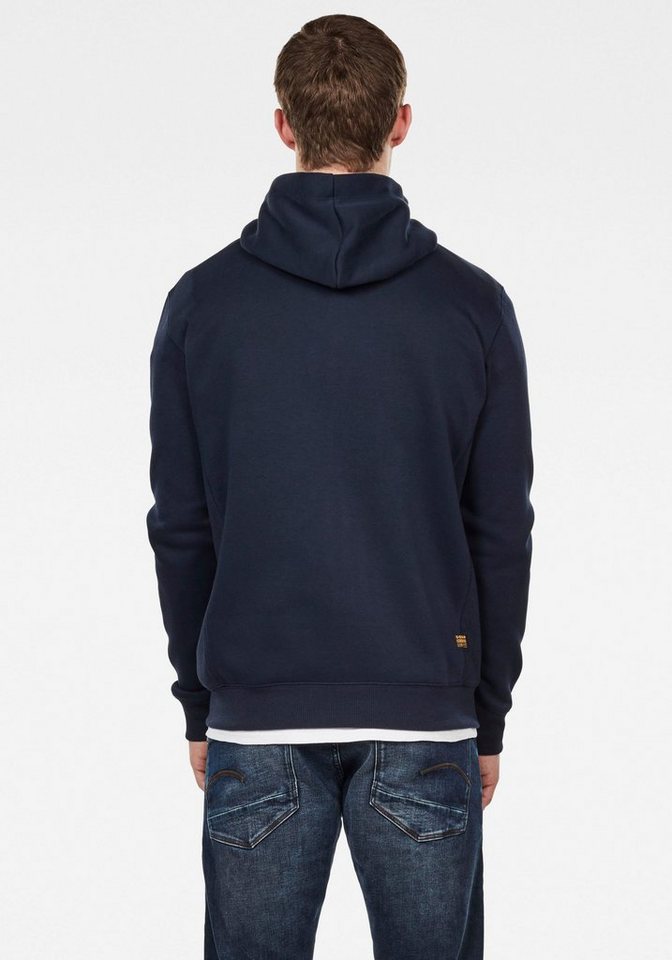 G-Star RAW Kapuzensweatjacke Premium Basic Hooded Zip Sweater,  Kontrastfarbene \