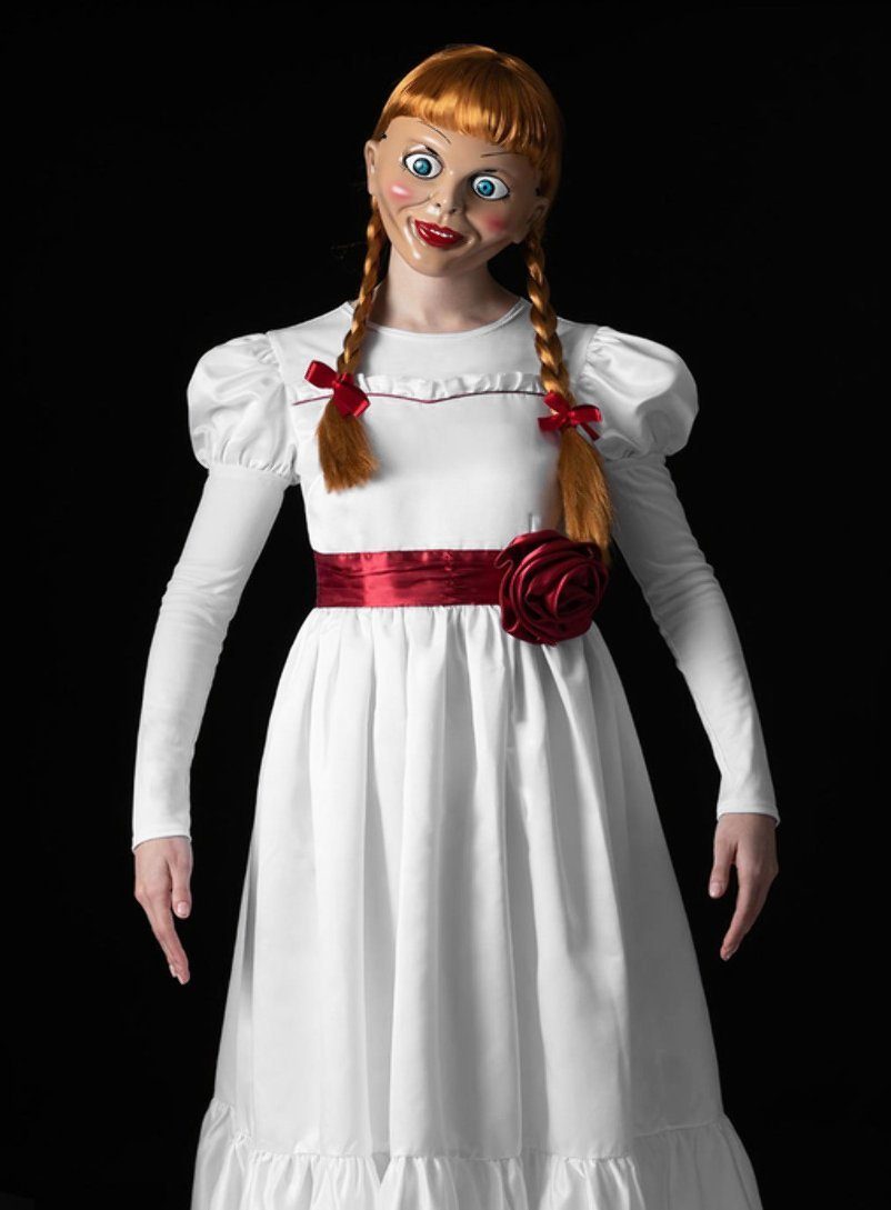 Smiffys Kostüm Annabelle Kostüm, Authentisches Kostümkleid der gruseligen P günstig online kaufen