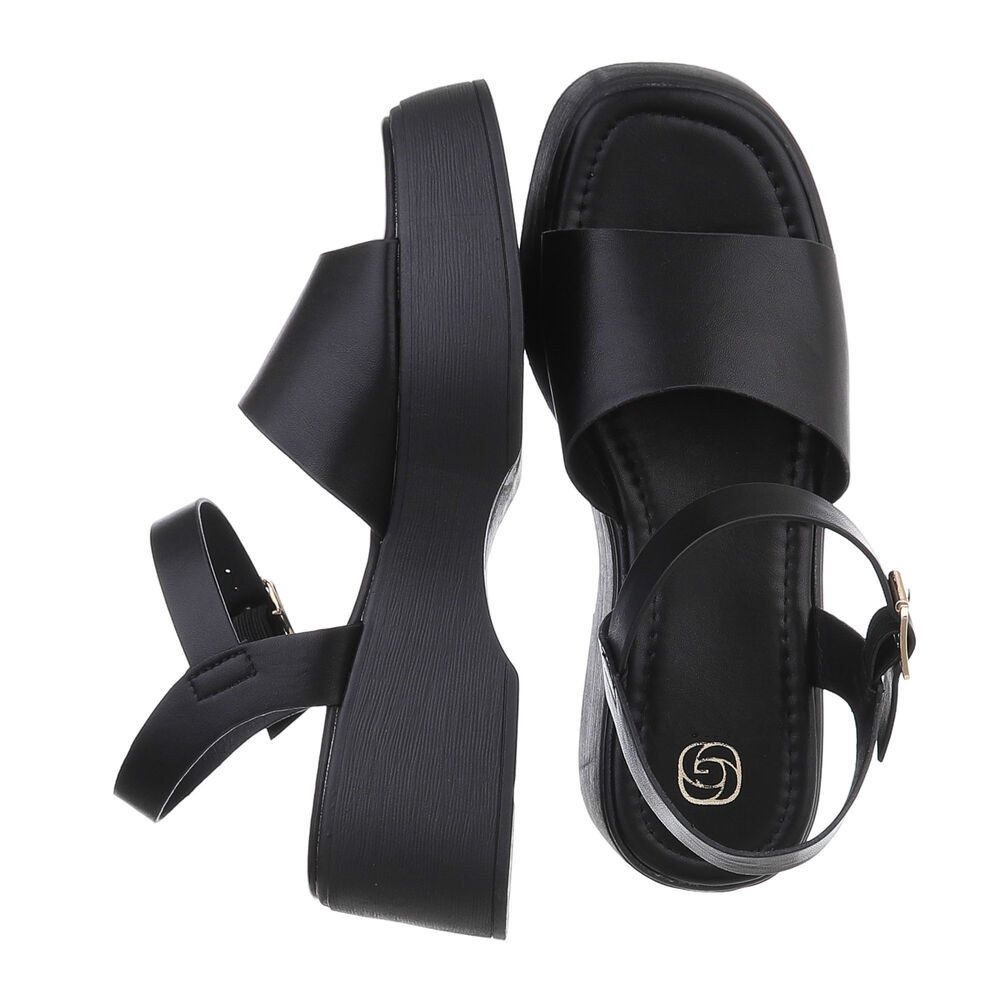 Ital-Design Damen Freizeit Plateausandaletten (86526923) Keilabsatz/Wedge K günstig online kaufen