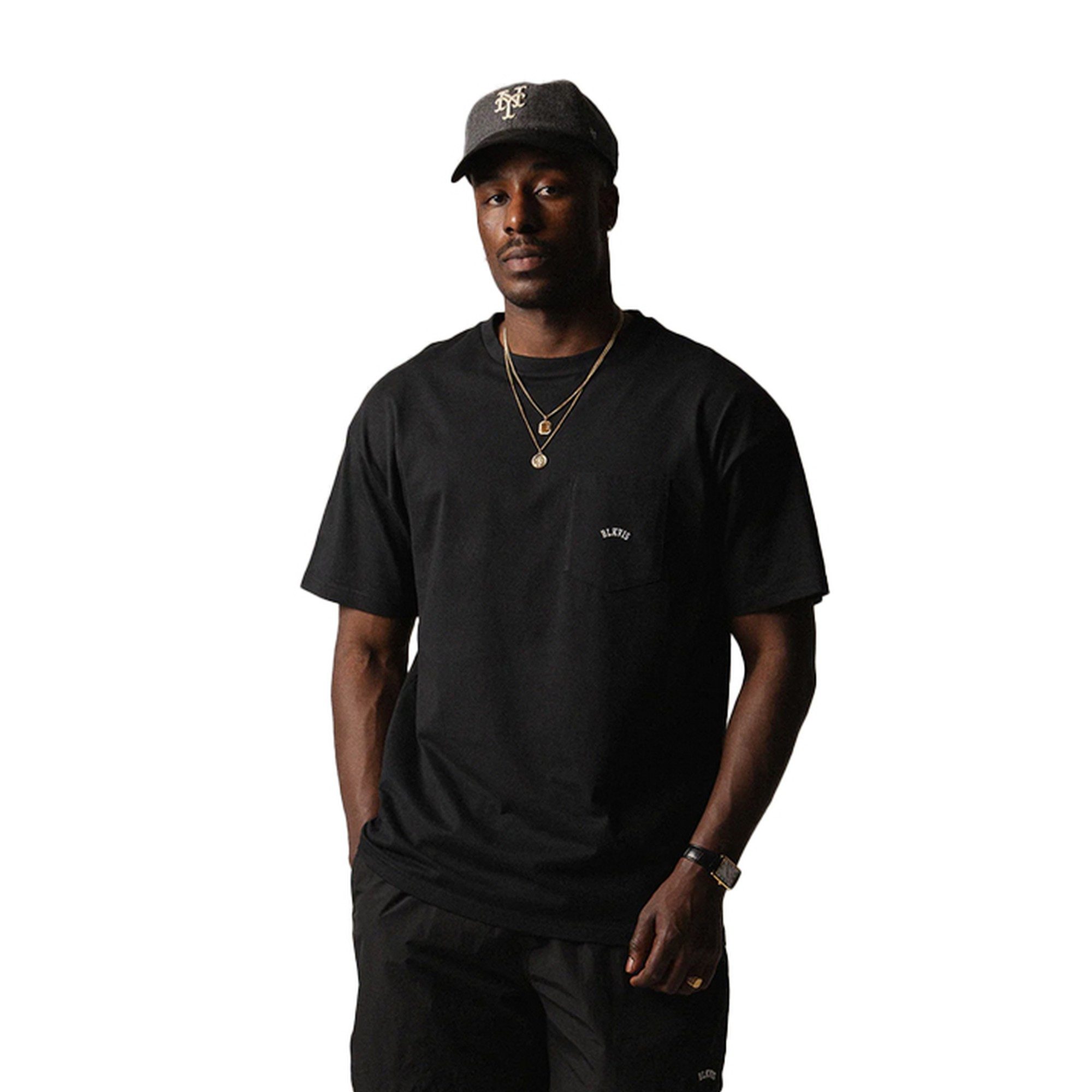 BLKVIS T-Shirt Logo Pocket Tee, schwarz