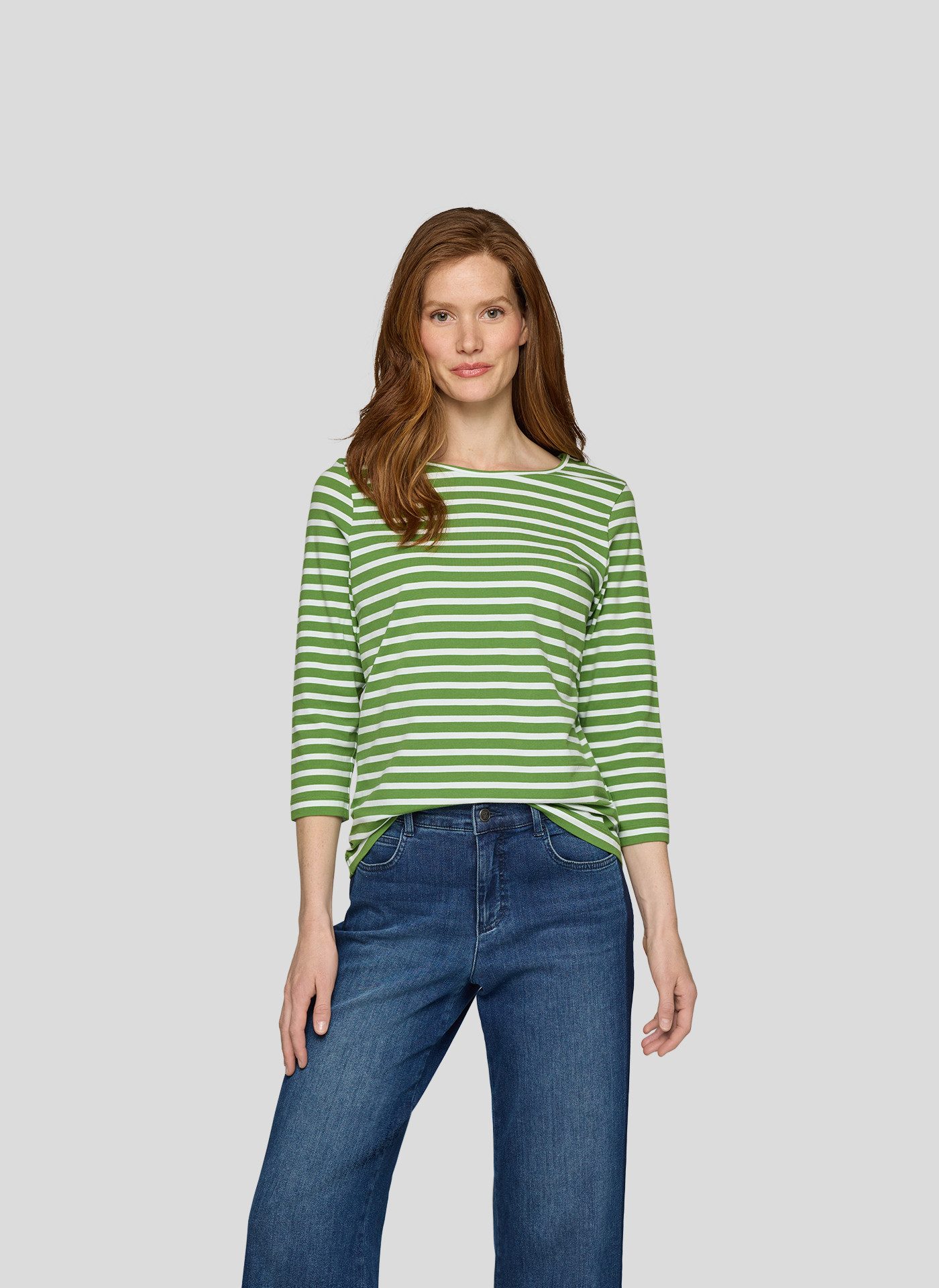 Rabe 3/4-Arm-Shirt in Streifen-Optik günstig online kaufen