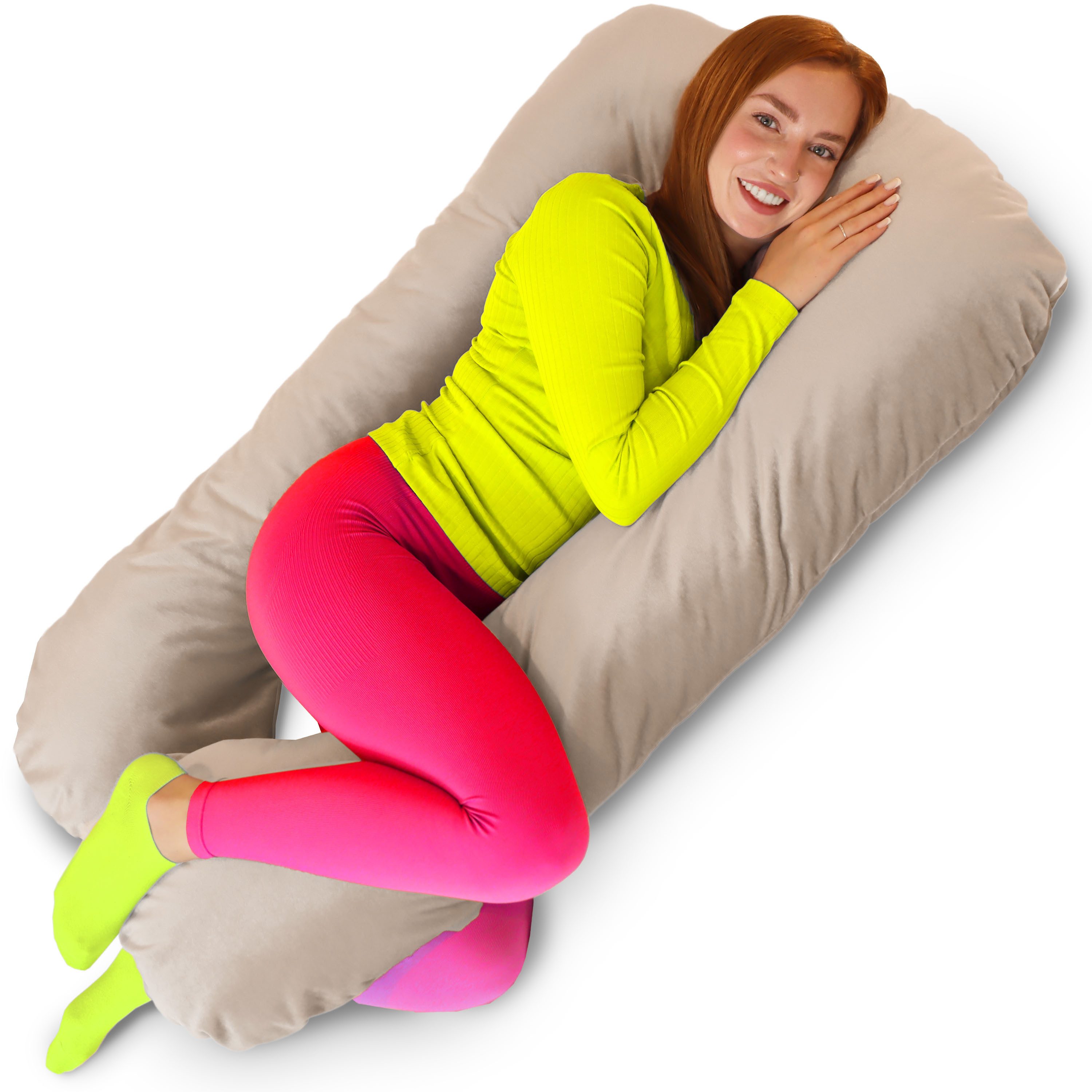 Amilian Seitenschläferkissen - Stillkissen XXL - Schwangerschaftskissen - P günstig online kaufen