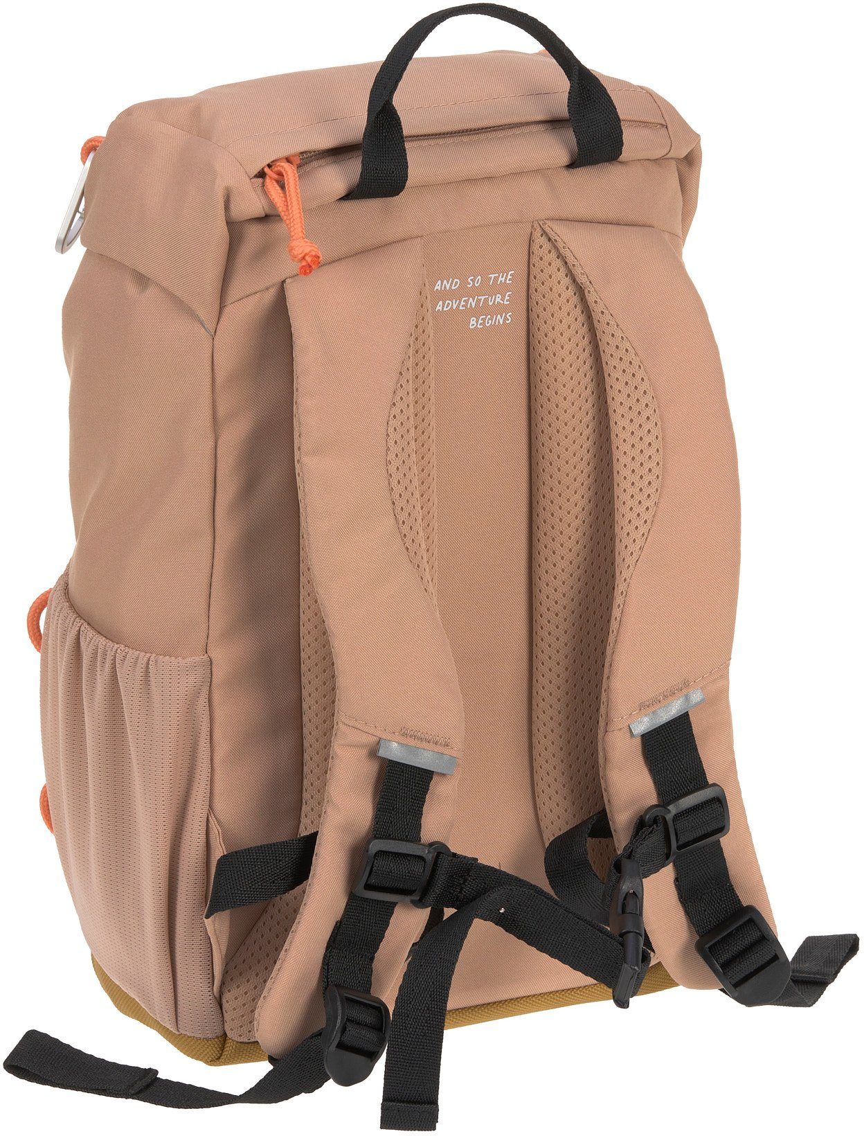 LÄSSIG Kinderrucksack Nature, Mini Outdoor Backpack, Hazelnut, aus recycelten PET-Flaschen