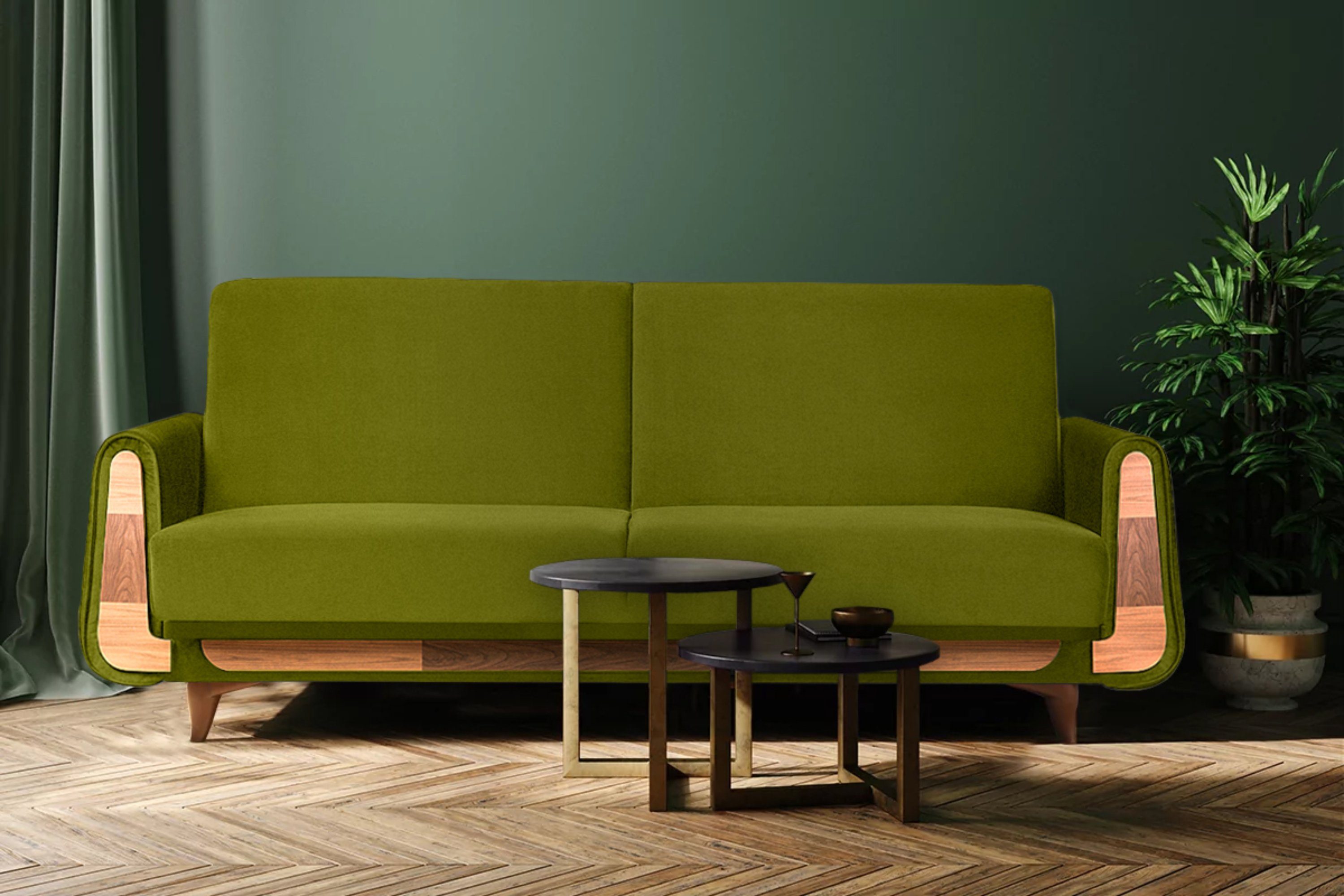 KONSIMO® 3-Sitzer, GUSTAVO, Sofa mit Schlaffunktion, günstig online kaufen
