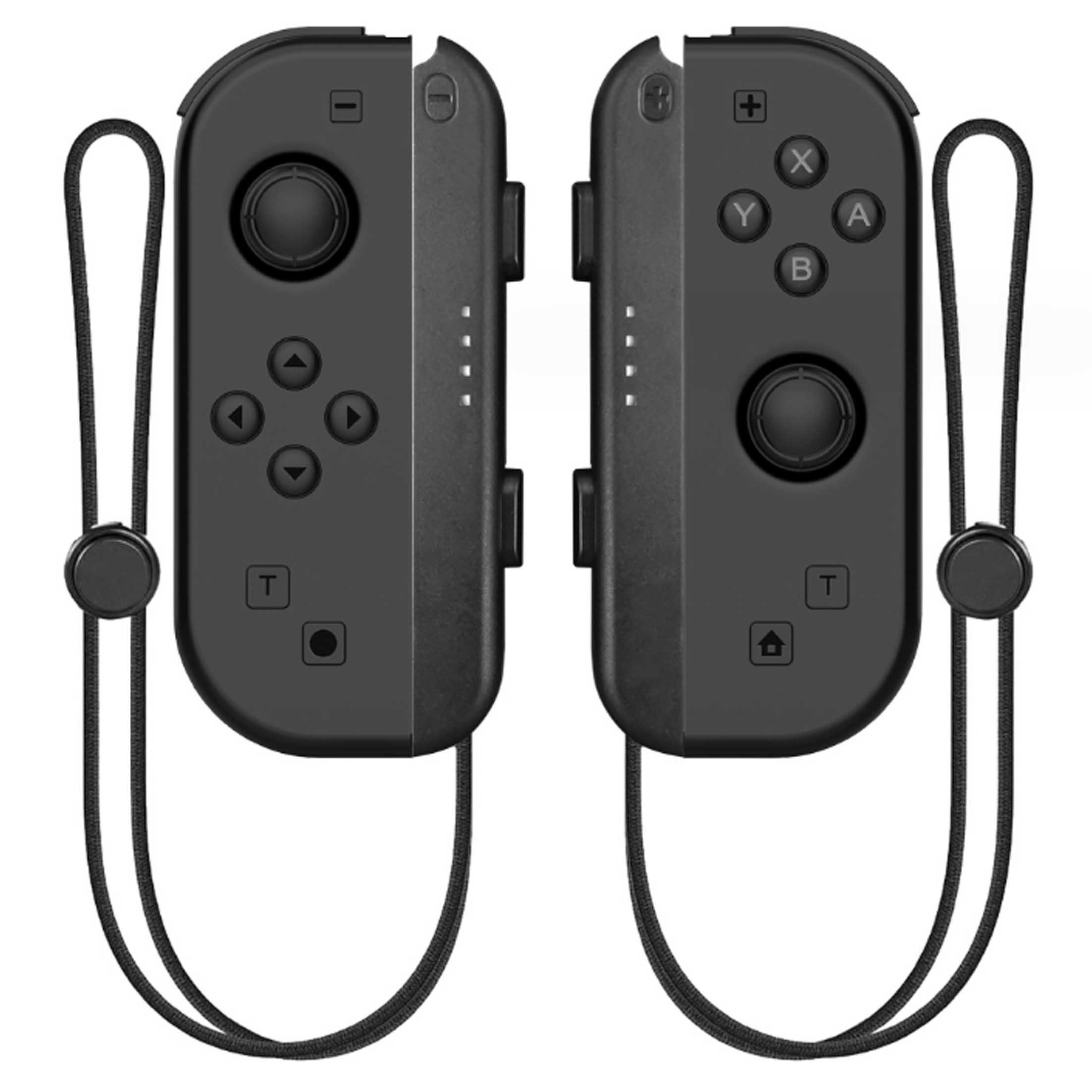 Tadow switch joy-con bluetooth kabellos links/rechts joystick spiele Gamepad (Doppelter Satz, Kraftrückkopplung, Vibrationssensorik,3D-Joysticks,die nicht schwimmen)