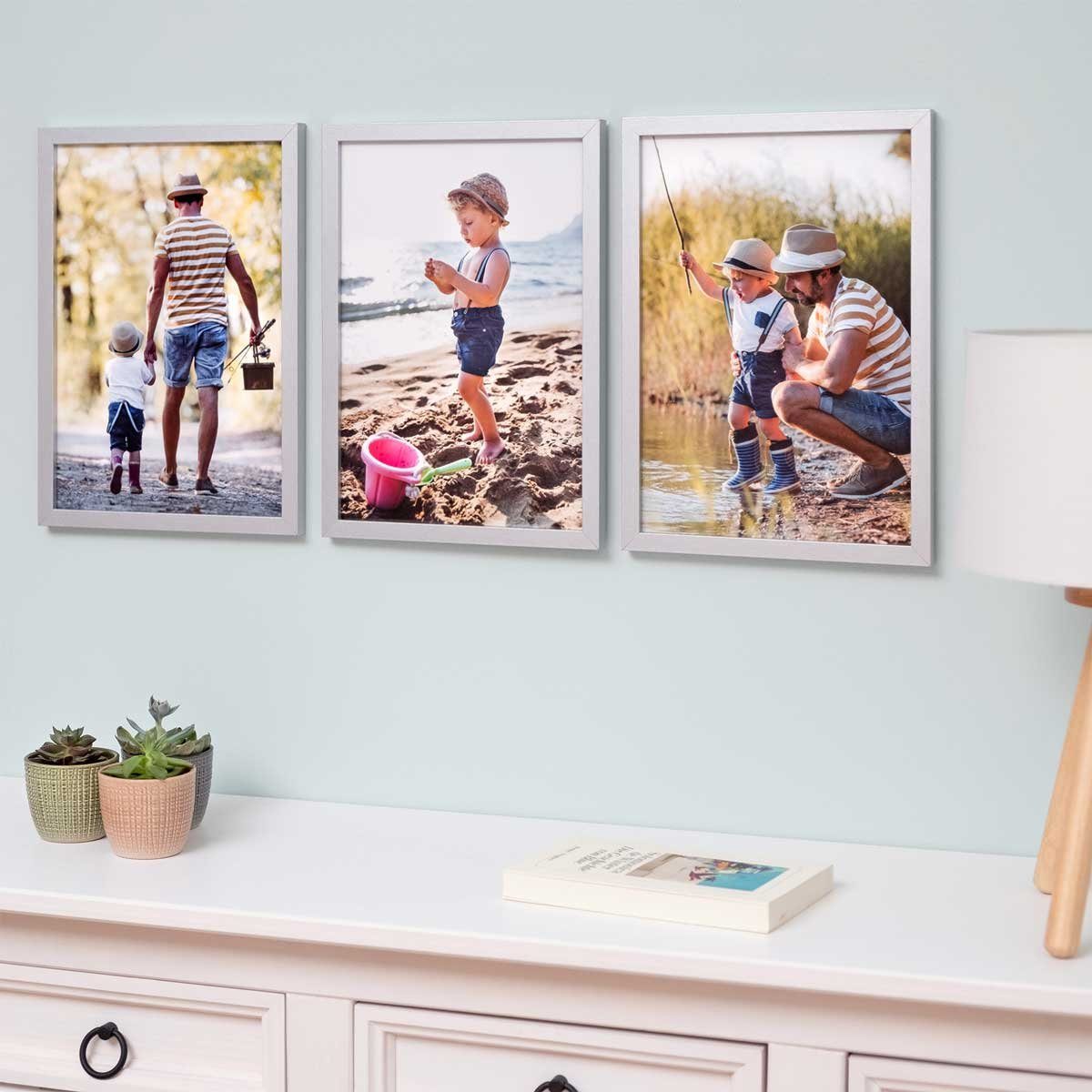 PHOTOLINI Bilderrahmen 3er Set, stabiles MDF-Holz, günstig online kaufen