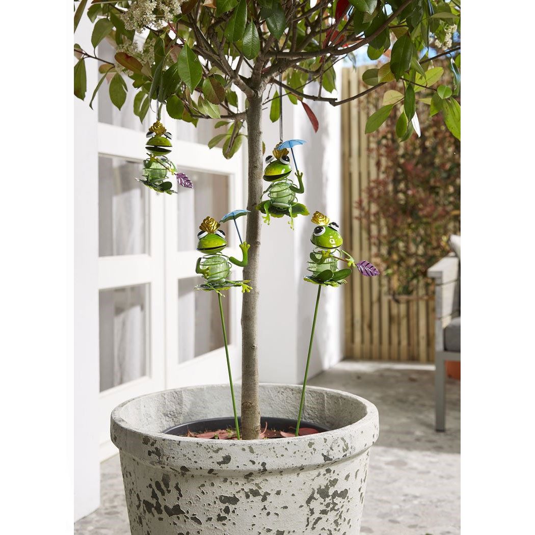 Luxform LED-Hängeleuchte Luxform Solar Frosch Schirm günstig online kaufen