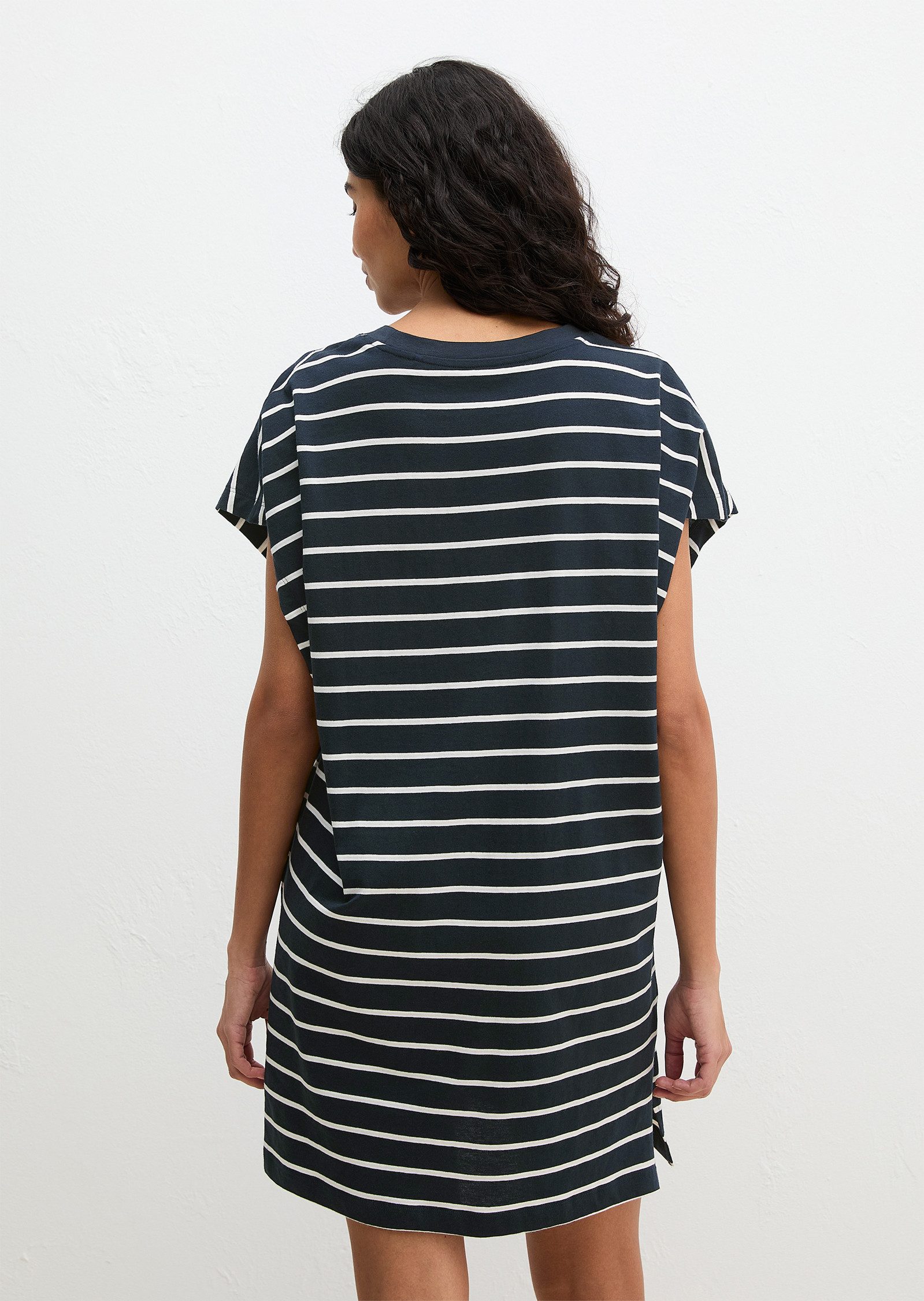Marc O'Polo Nachthemd Mix N Match Nightdress gestreift, mit Rundhalsausschnitt