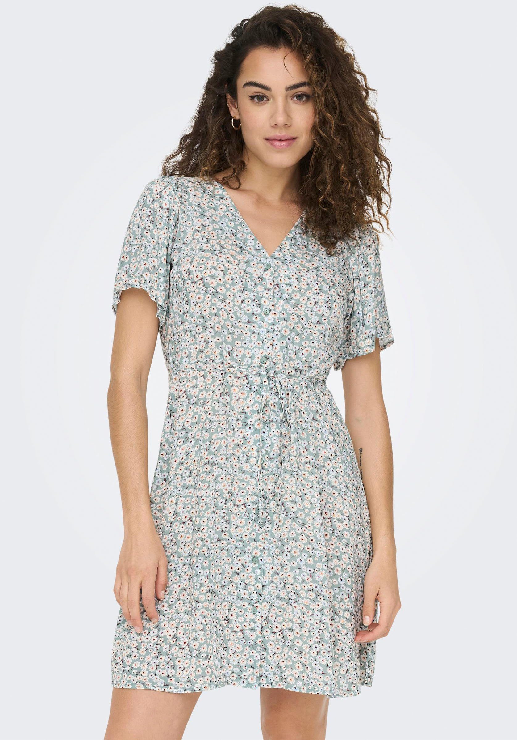 ONLY Minikleid ONLEVIDA S/S SHORT DRESS WVN NOOS Sommerkleid günstig online kaufen