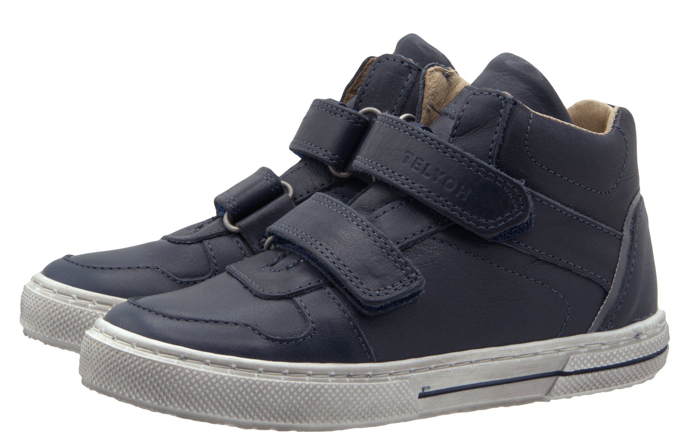 Telyoh Telyoh Sneaker Halbschuh Jungen Y00884 mit Klett Blau Sneaker
