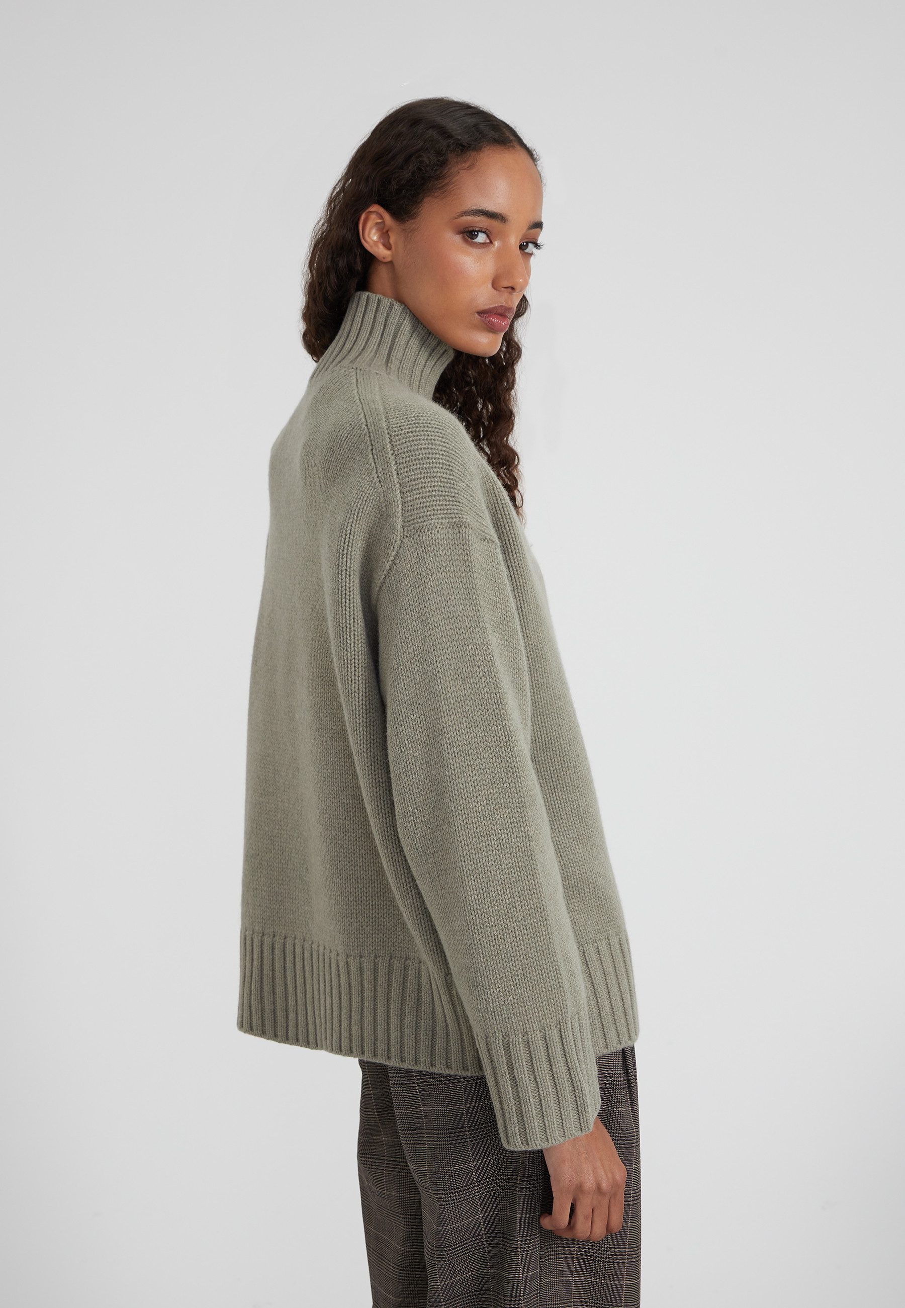 Style Republic Rollkragenpullover Merino-Kaschmir Gemisch OVERSIZED BOXY
