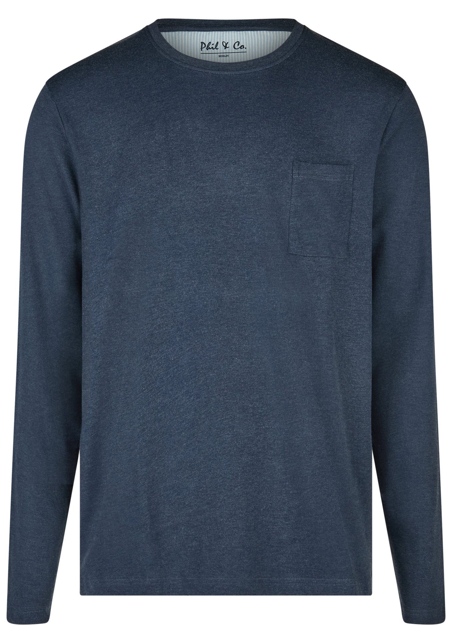 Phil & Co. Schlafanzug Herren Pyjama lang (2 tlg) Modisches Design günstig online kaufen