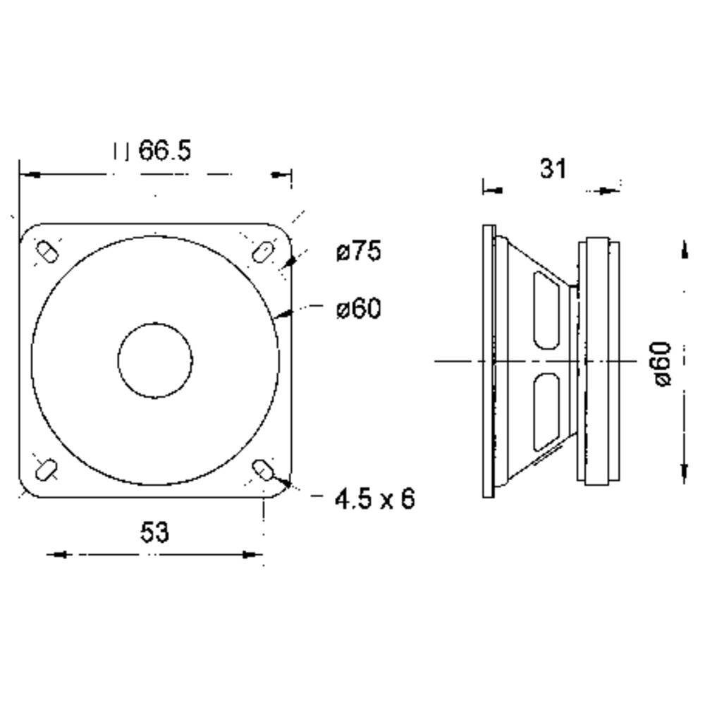 4 Visaton Ohm Lautsprecher Lautsprecher