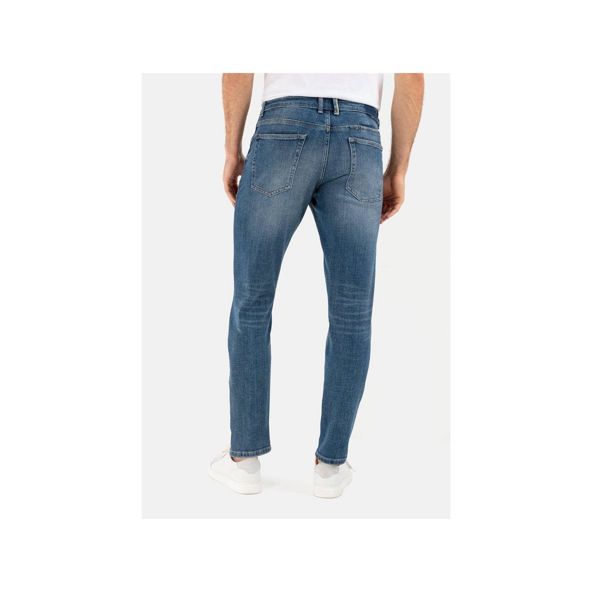 camel 5-Pocket-Jeans (1-tlg) marineblau active