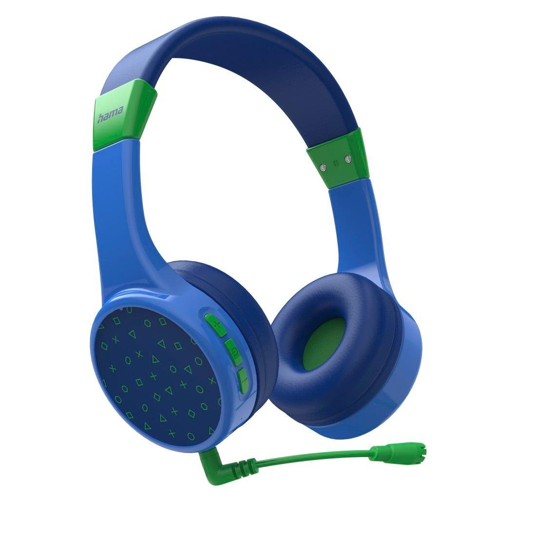 Hama Bluetooth®-Kinderkopfhörer Teens Guard, On-Ear, Lautstärkebegrenzung Kinder-Kopfhörer blau | Kopfhörer