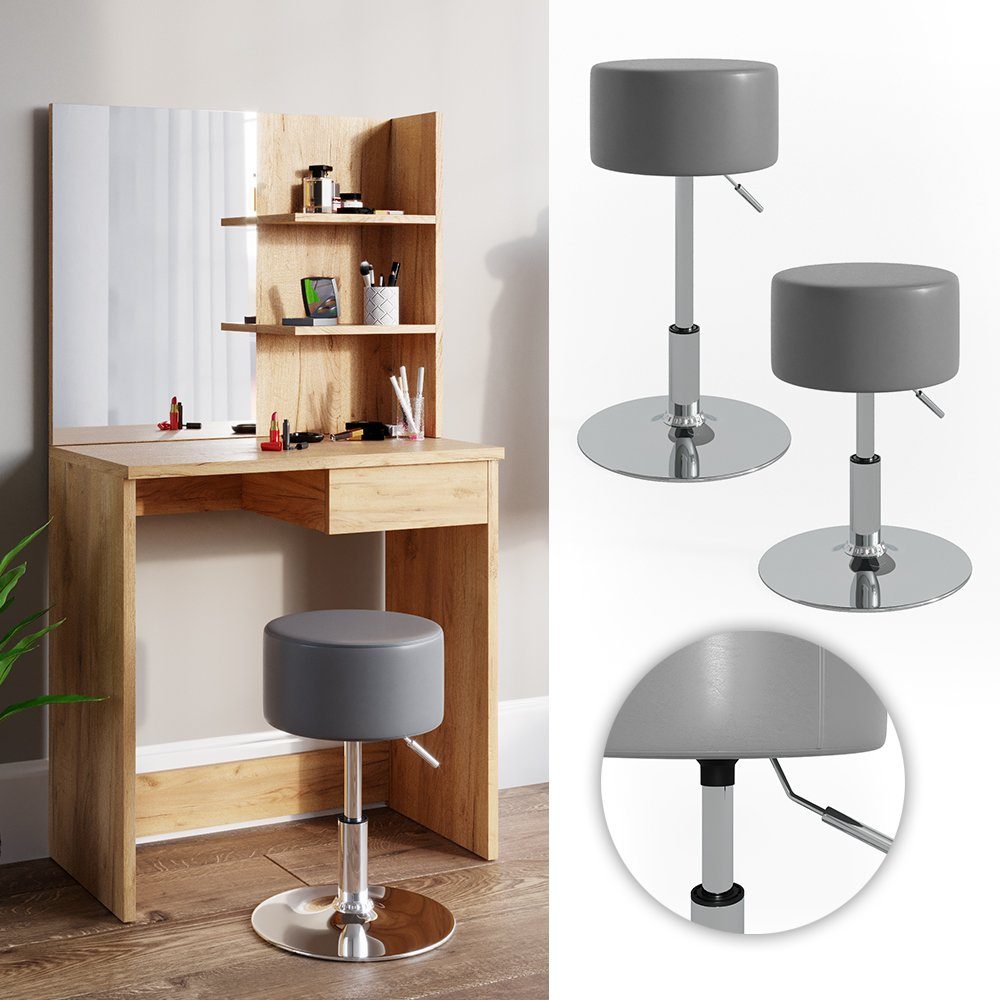 Vicco Sitzhocker Design, Grau, 33 x günstig online kaufen