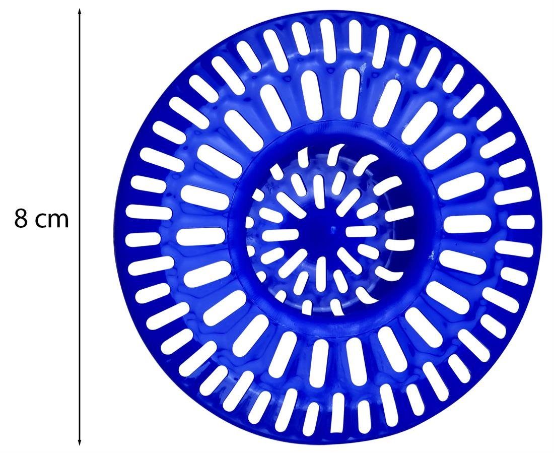 varivendo Abflusssieb Abflusssieb 80mm Kunststoff Schmutzfänger 1 Stück zufällige Farbe, Kunststoff, (Stück, 1-St., Abflusssieb), Abflusssieb Spüle Abfluss Sieb Badewanne Waschbecken Haarsieb Dusche