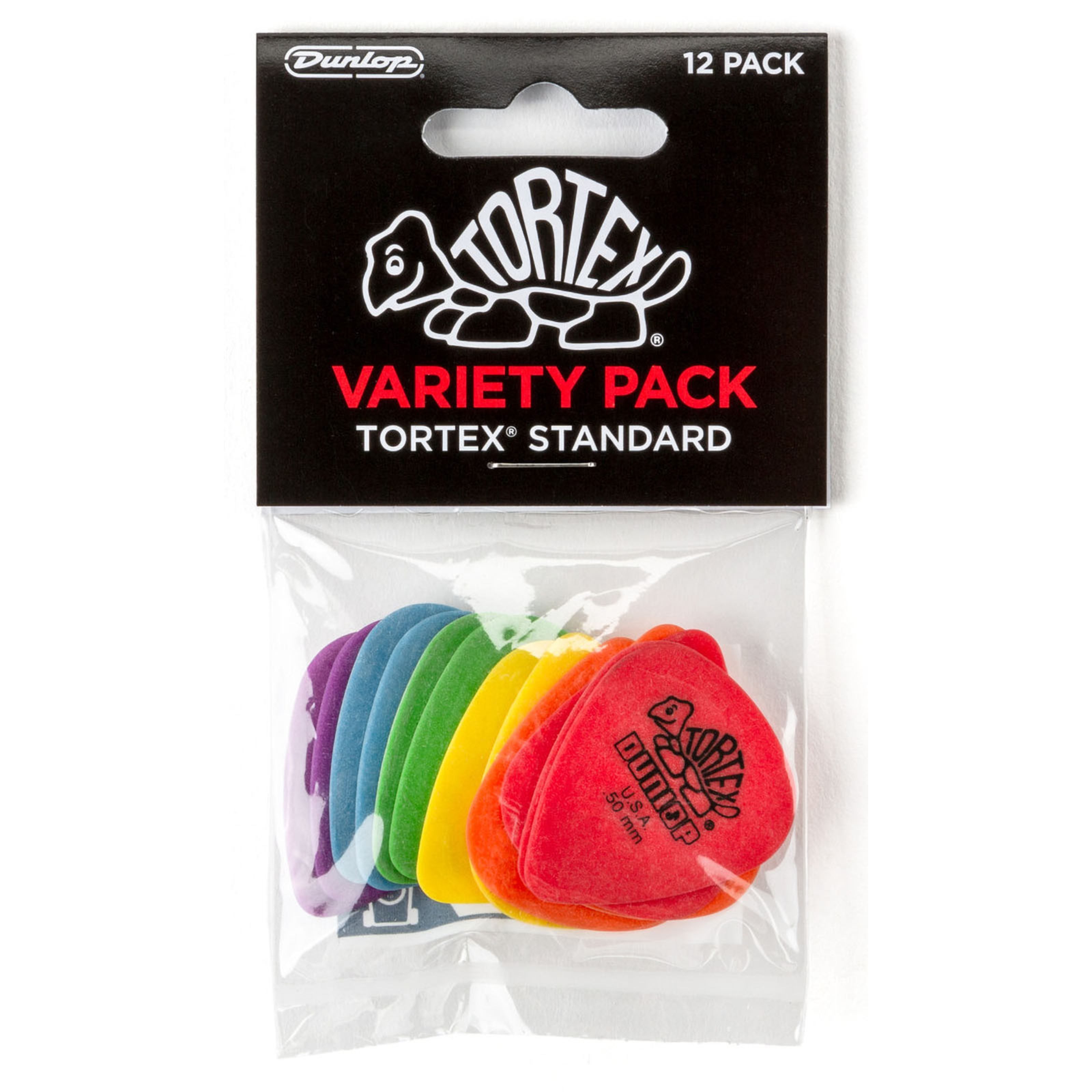 Dunlop Plektrum, PVP 418 Tortex Standard Pick Variety - Plektren Set
