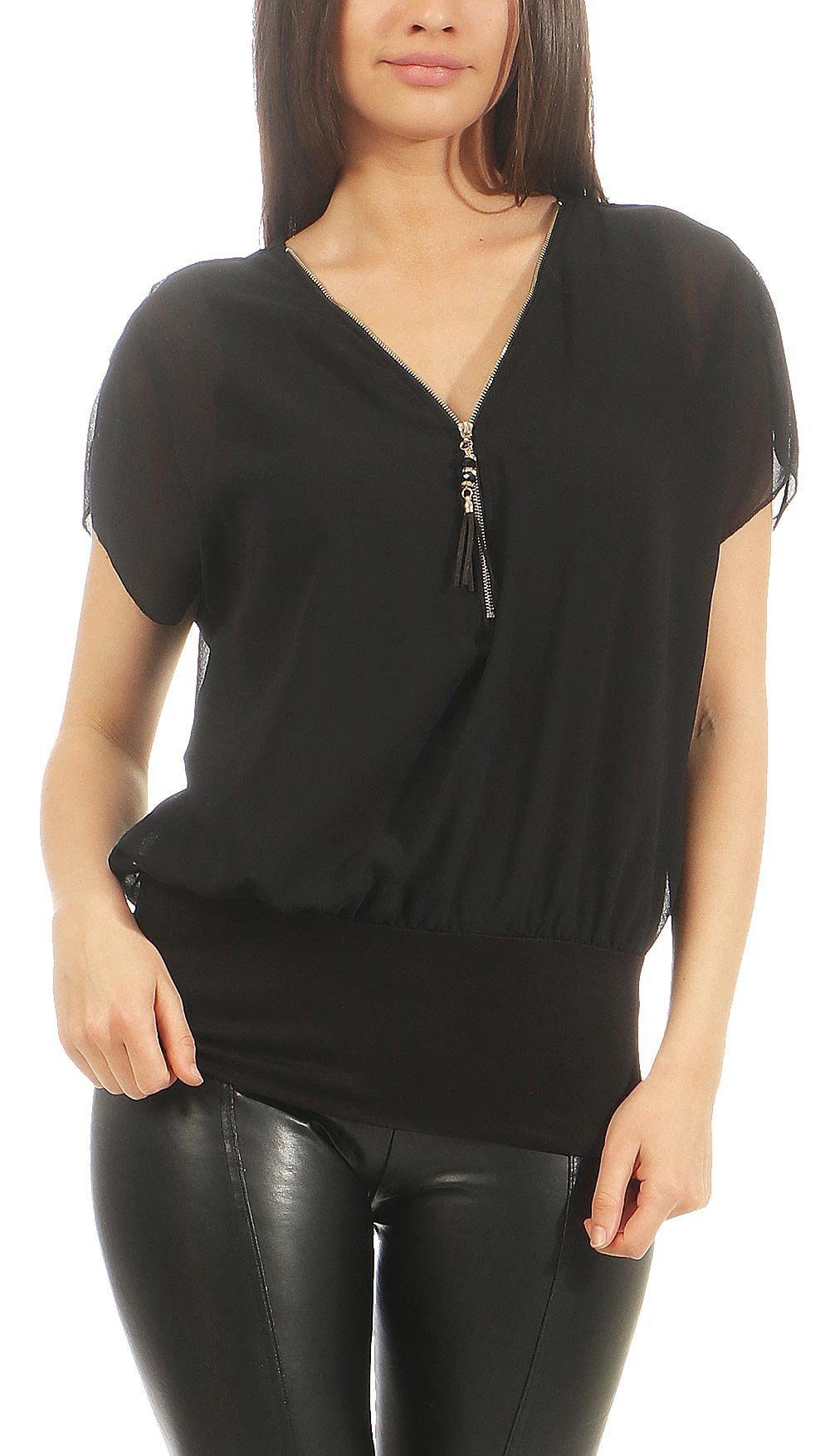 Chiffonbluse 6298