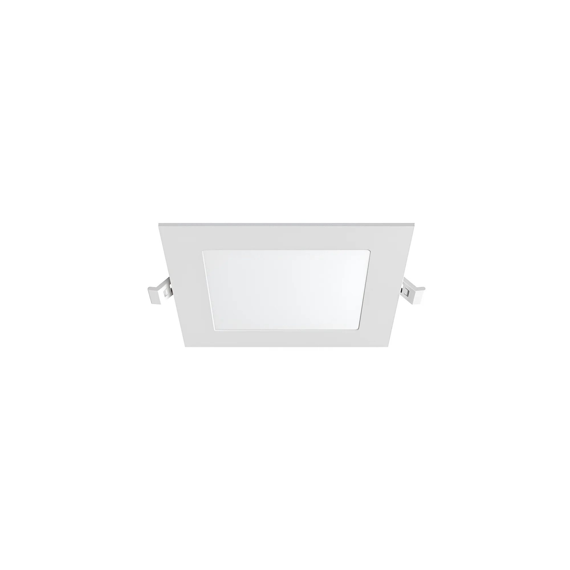 Braytron LED Einbaustrahler LED Einbaustrahler eckig 3W 220lm 3CCT Panel Deckenspot ultraflach, LED fest integriert, Neutralweiß, Kaltweiß, Warmweiß, Energieeffizient, Flimmerfrei, 3 Lichtfarben (CCT)
