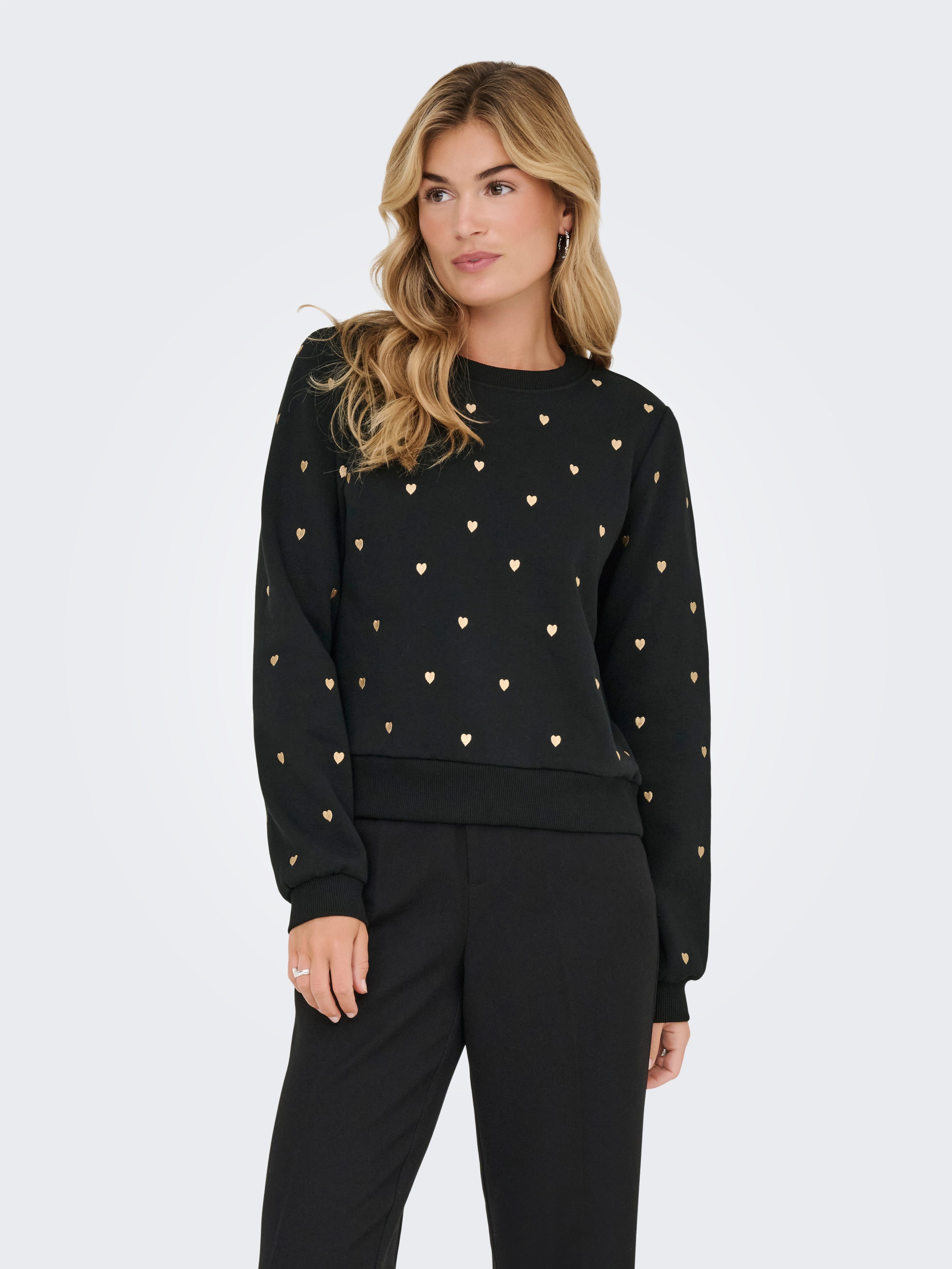 ONLY Sweatshirt ONLATIKA L/S O-NECK GLITTER günstig online kaufen
