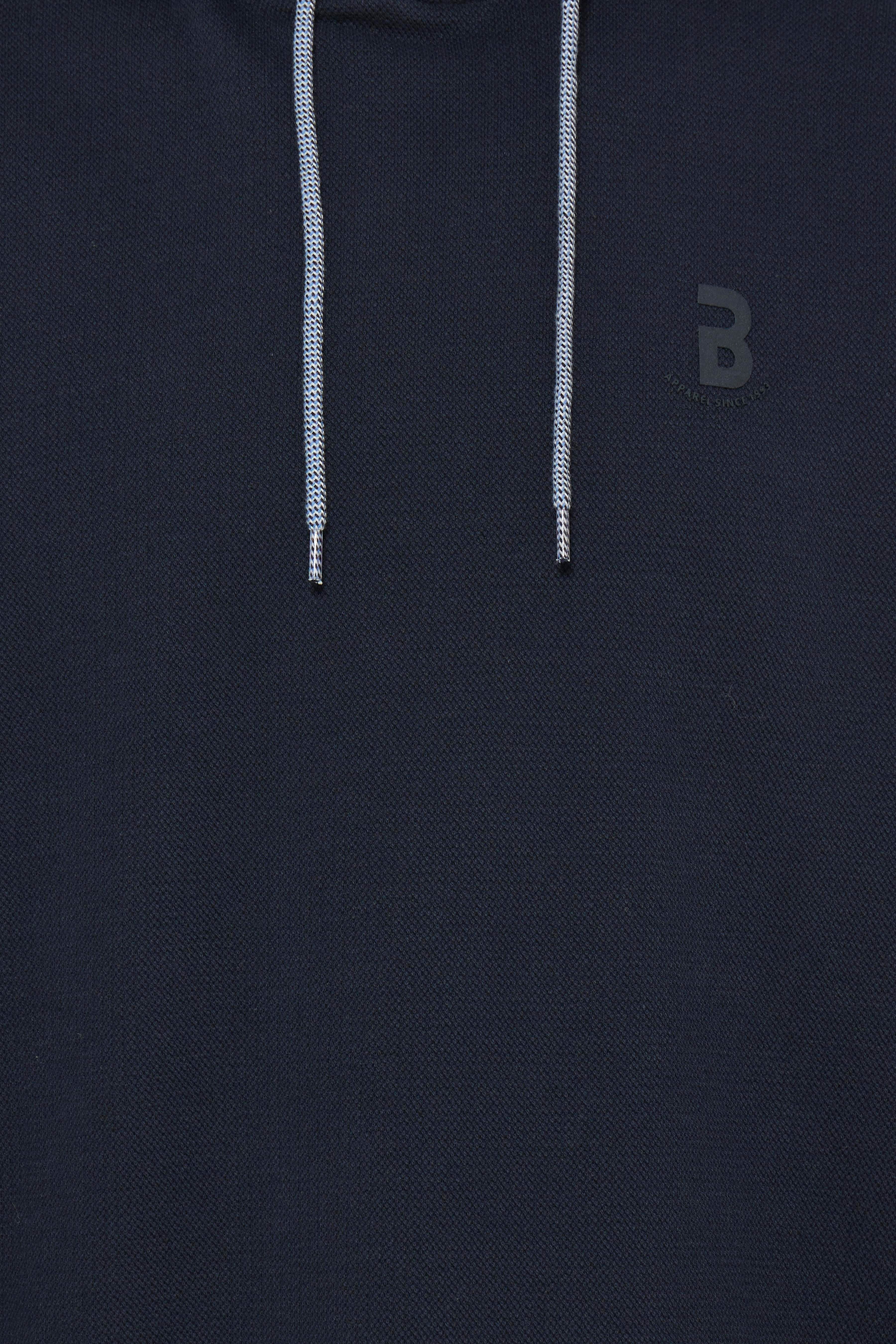 Blend Kapuzensweatshirt BHJUMA PIQUE SWEAT aus Baumwolle und Polyester, Regular Fit, ohne Verschluss