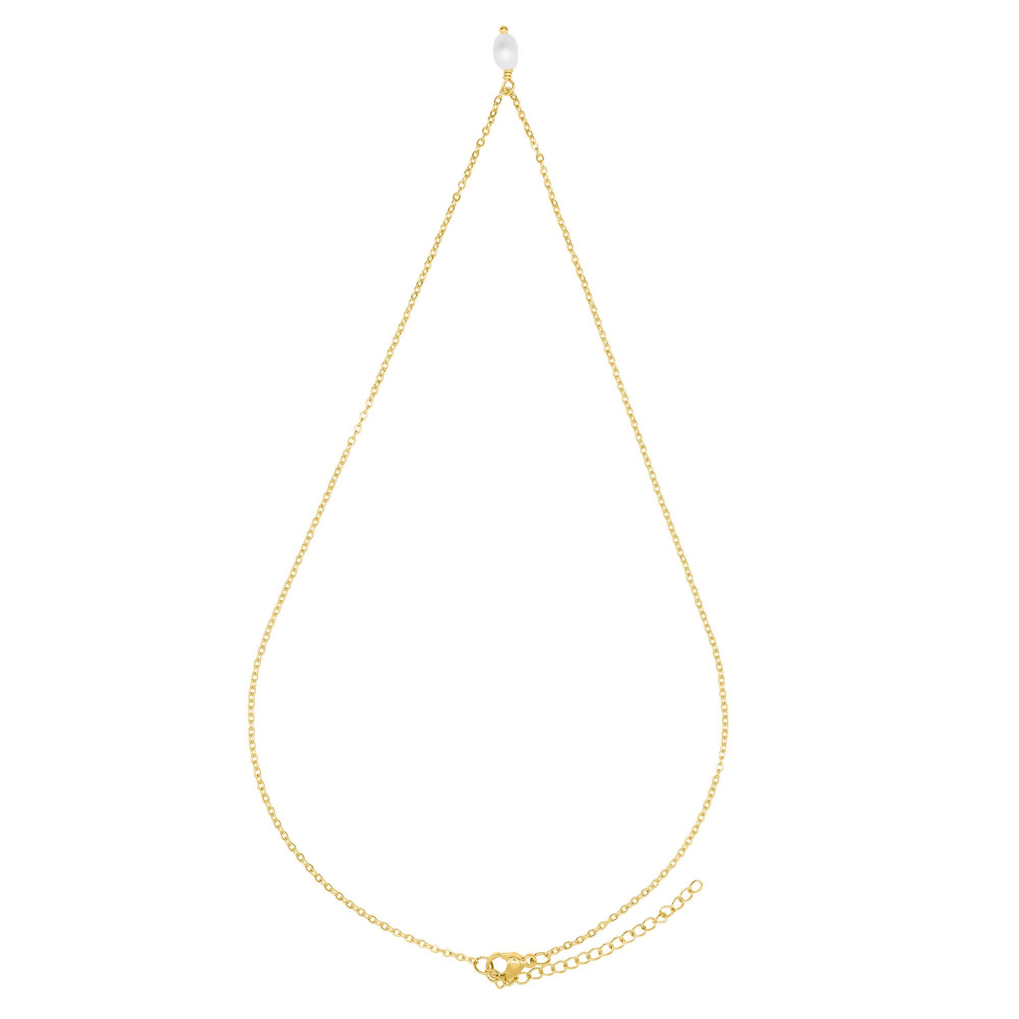 goldfarben Collier Halskette Anhänger Geschenkverpackung), mit (inkl. Heideman Bethany für Damen