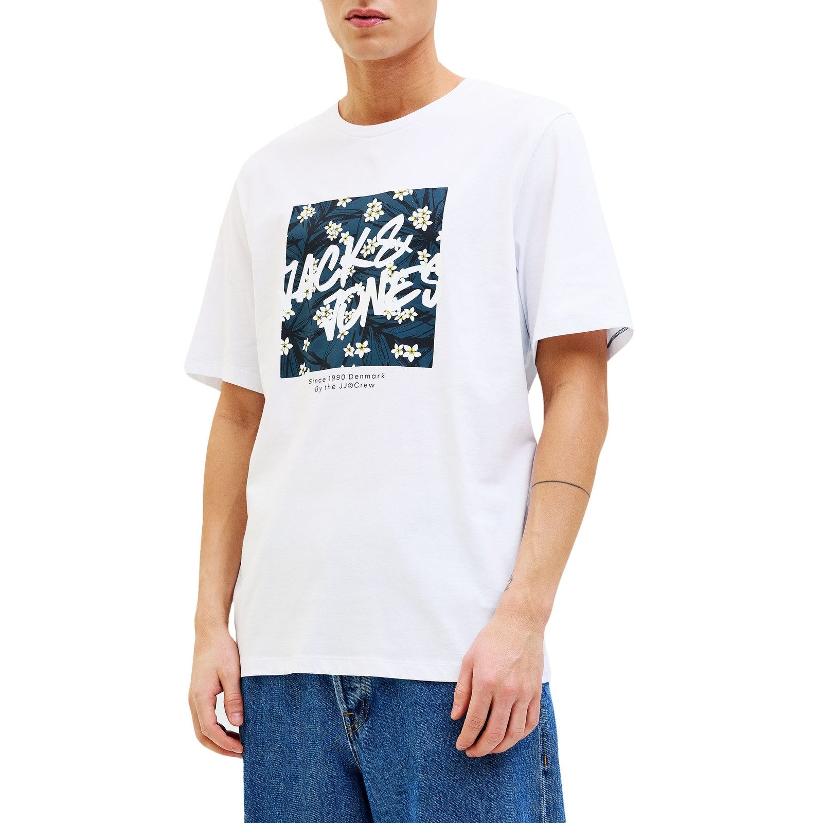 Jack & Jones T-Shirt JJHAWAII Shape Tee SS Crew Neck LN mit Rundhalsausschnitt – Bild 2 von 5