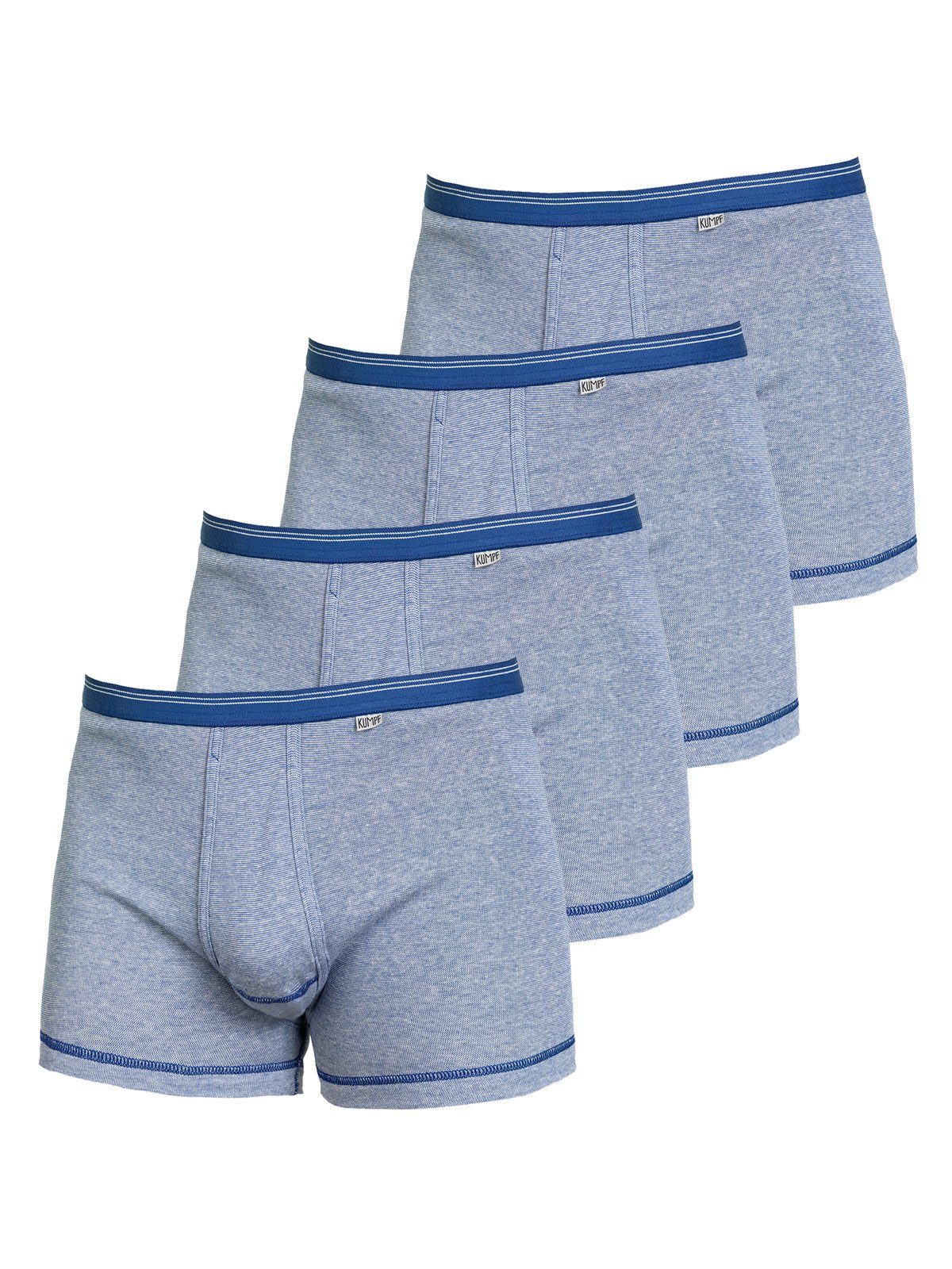 KUMPF Retro Pants 4er Sparpack Herren Short Feinripp Jeans (Spar-Set, 4-St) mit eingriff marine