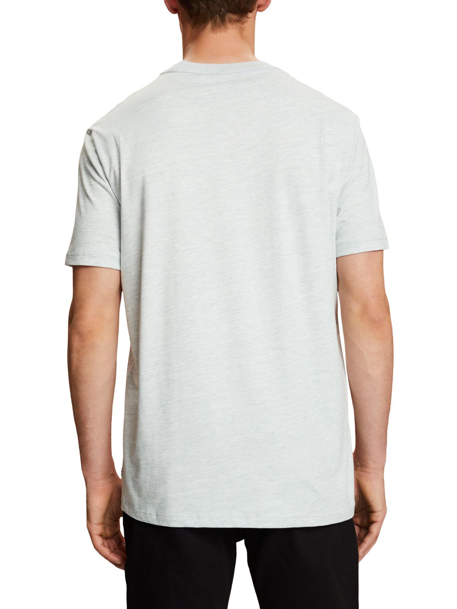 T-Shirt (1-tlg) Rundhals-T-Shirt Bedrucktes aus Jersey Esprit ICE