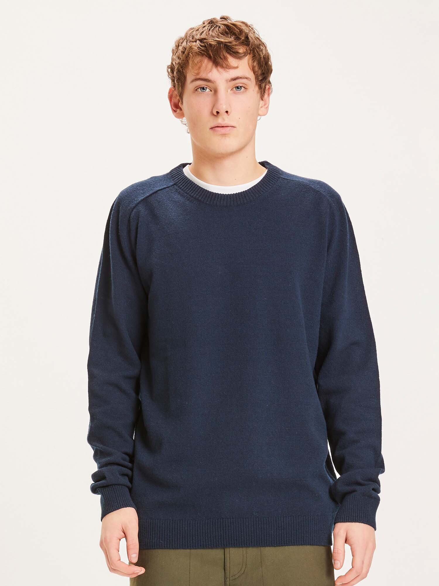 KnowledgeCotton Apparel Strickpullover Basic O-Neck Knit