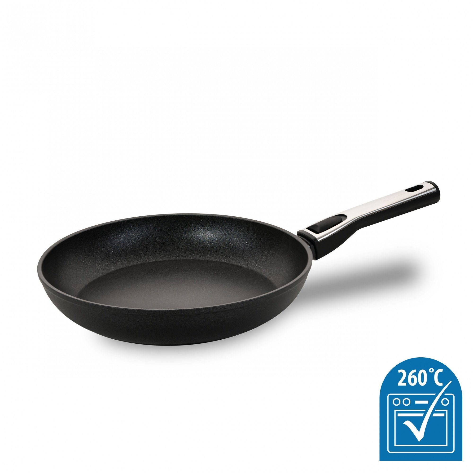Genius Bratpfanne Cerafit Plasma Pfanne 28 cm, Aluminium, Edelstahl, Glas (1 Bratpfanne 1 Deckel), für alle Herdarten, spülmaschinengeeignet – Bild 4 von 5