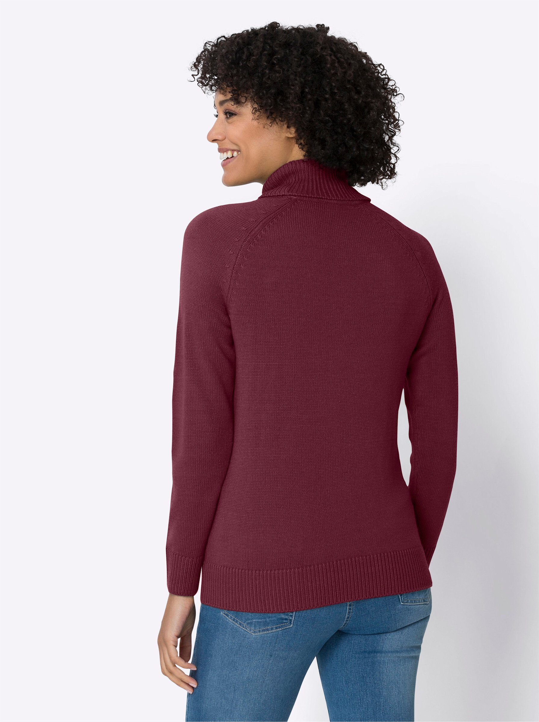 Sieh an! Strickpullover Rollkragenpullover . günstig online kaufen